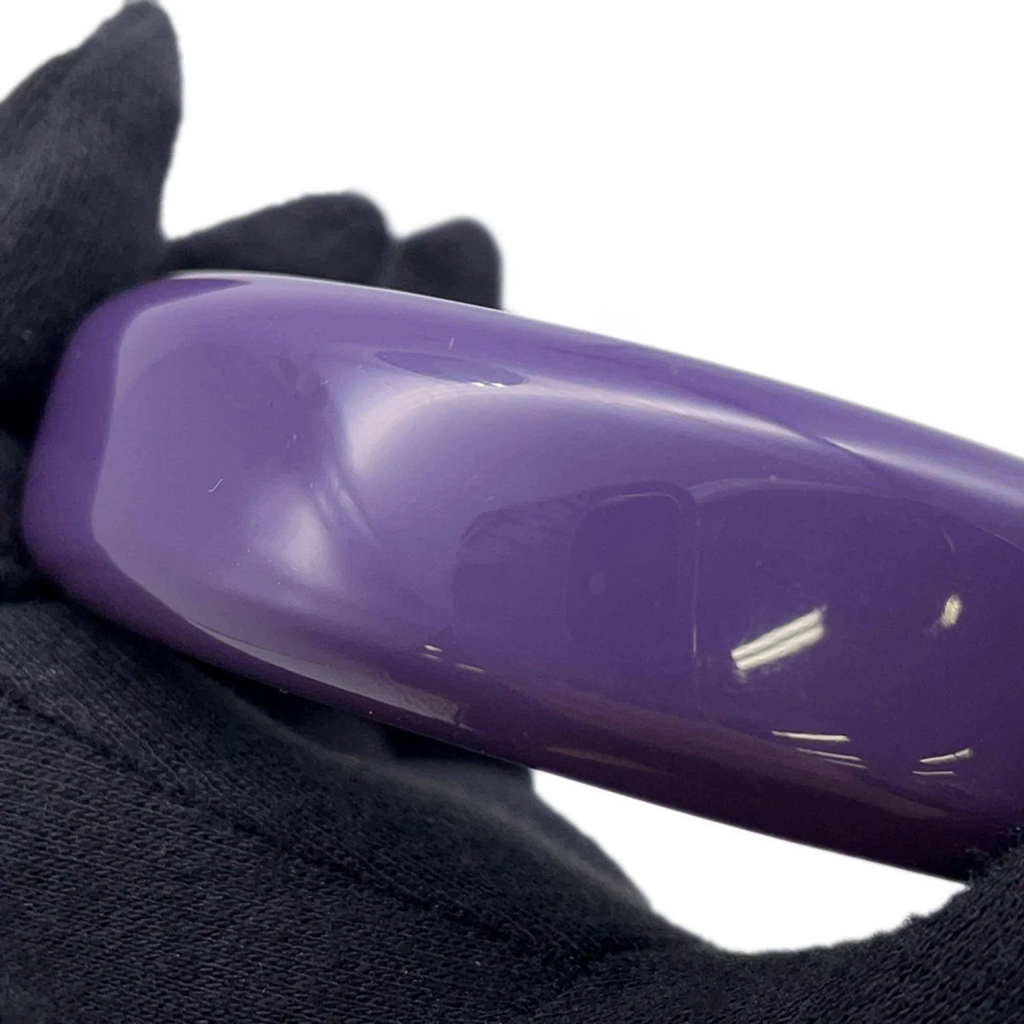 Bracelet Lacquer and Wood Green Purple - Image 7