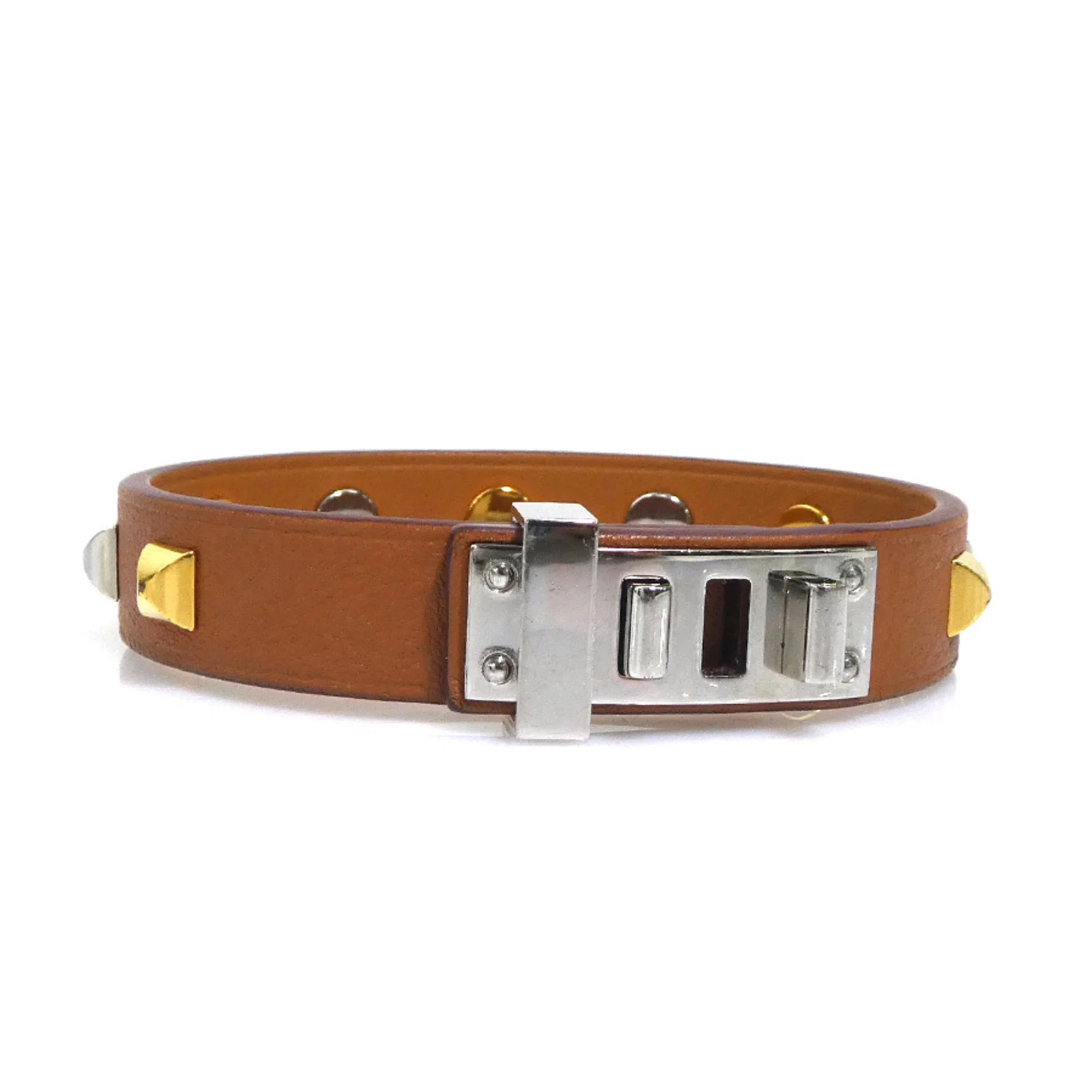 Bracelet Leather and Metal Mini - Image 3