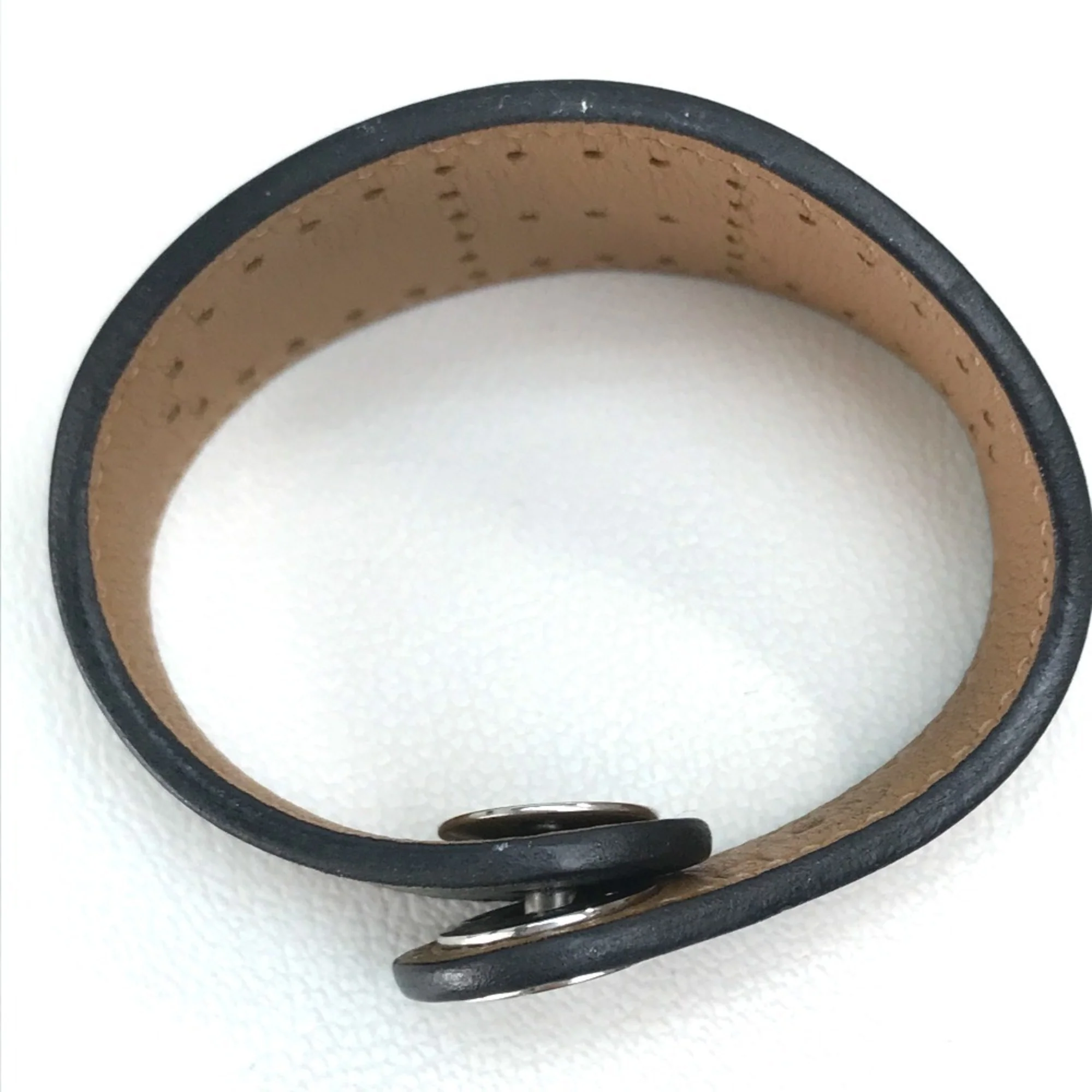 Bracelet Leather Black and Brown - Image 3