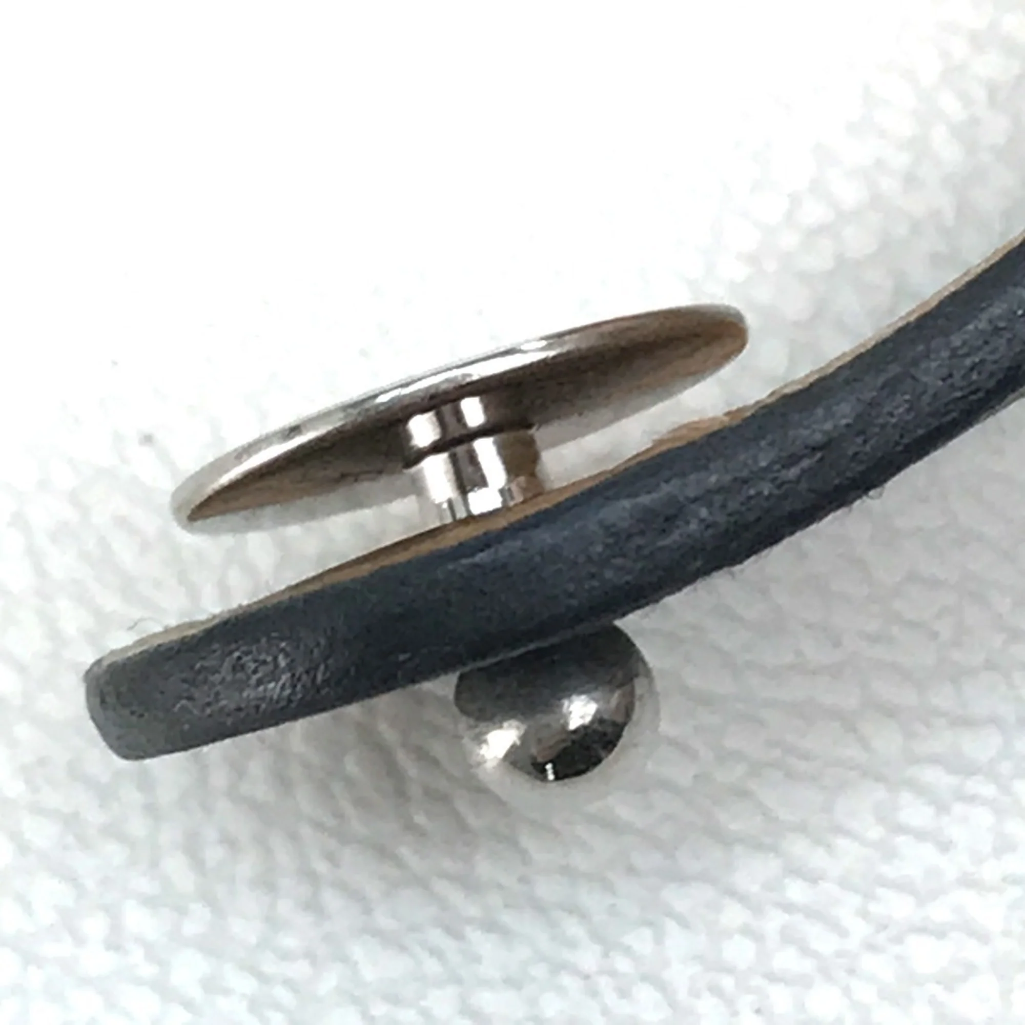 Bracelet Leather Black and Brown - Image 5