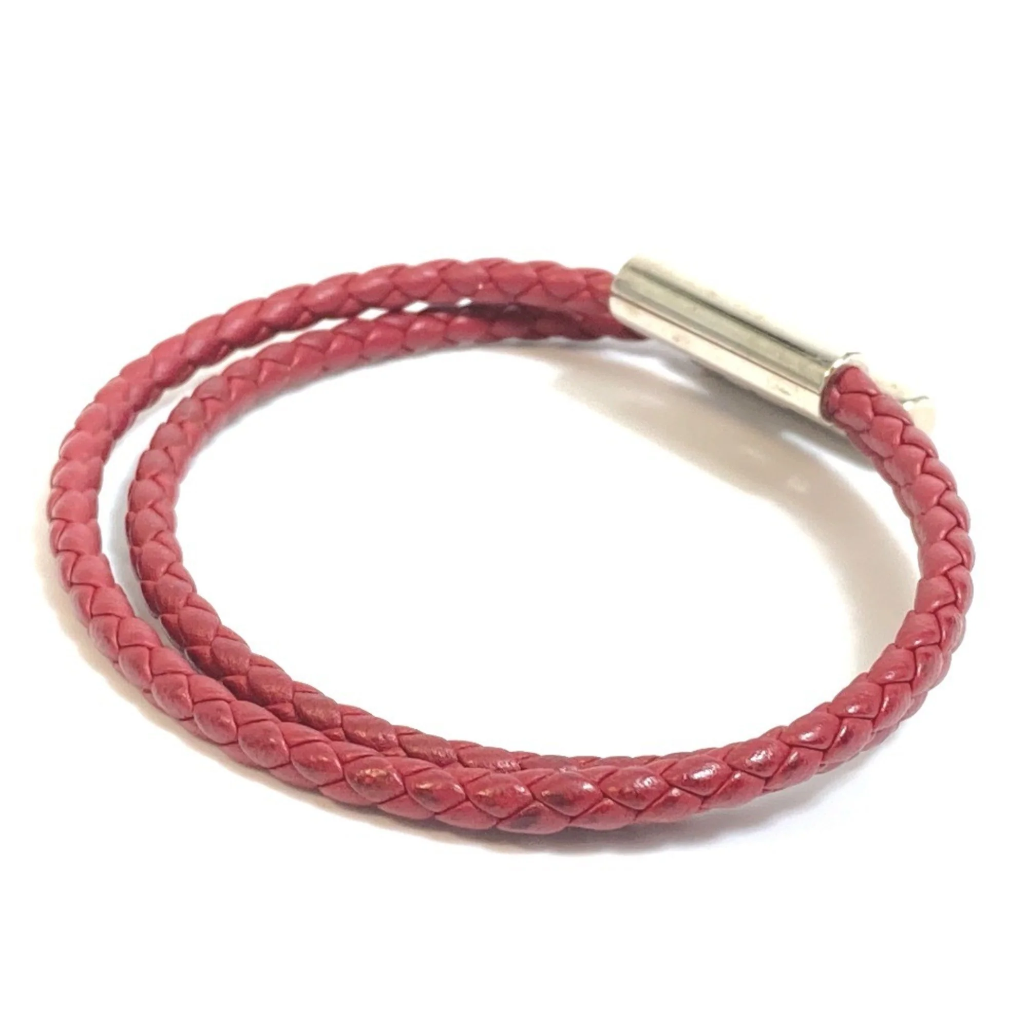 Bracelet Leather Red Brown - Image 6