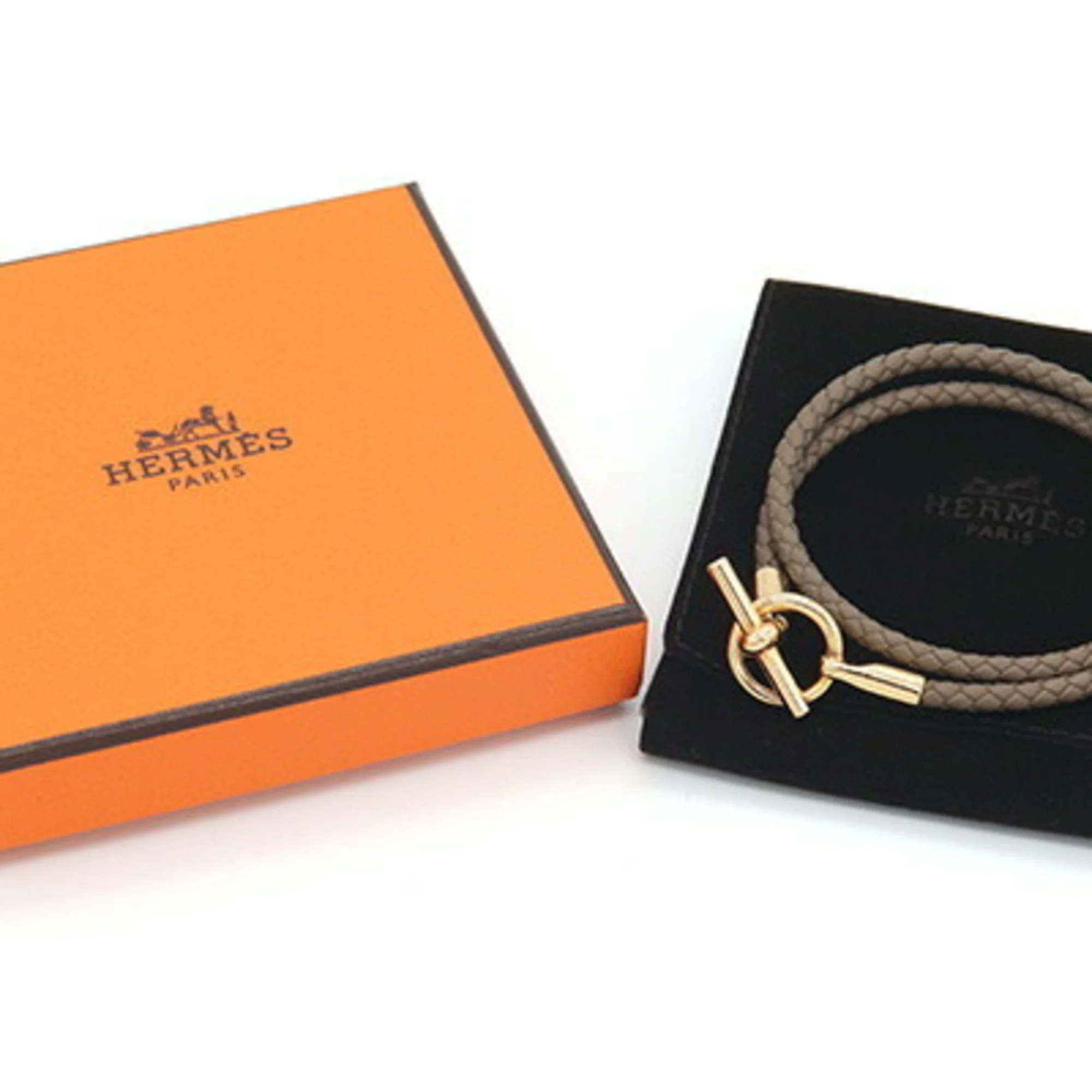 Bracelet Metal and Swift Leather - Image 7