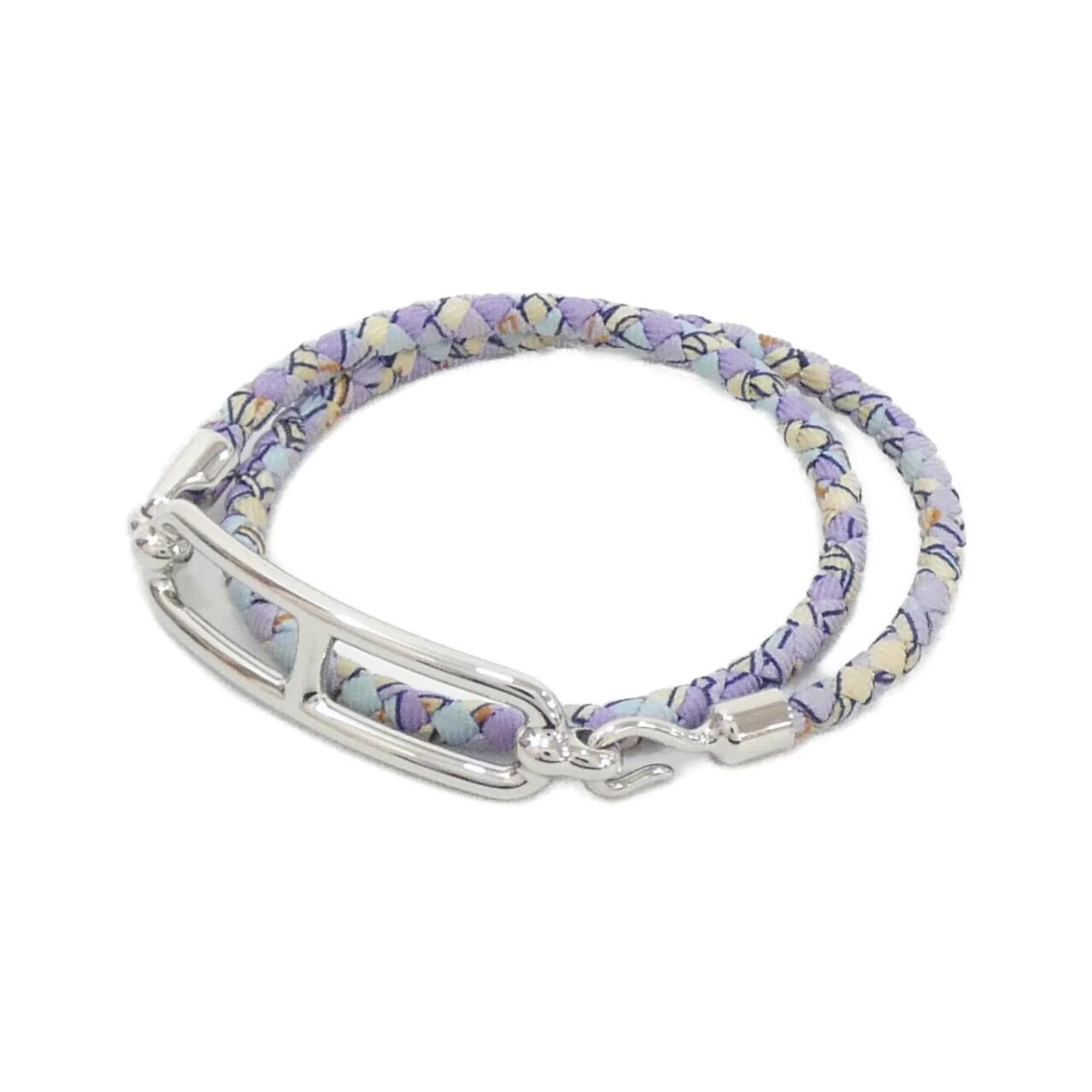 Bracelet Palladium and Silk