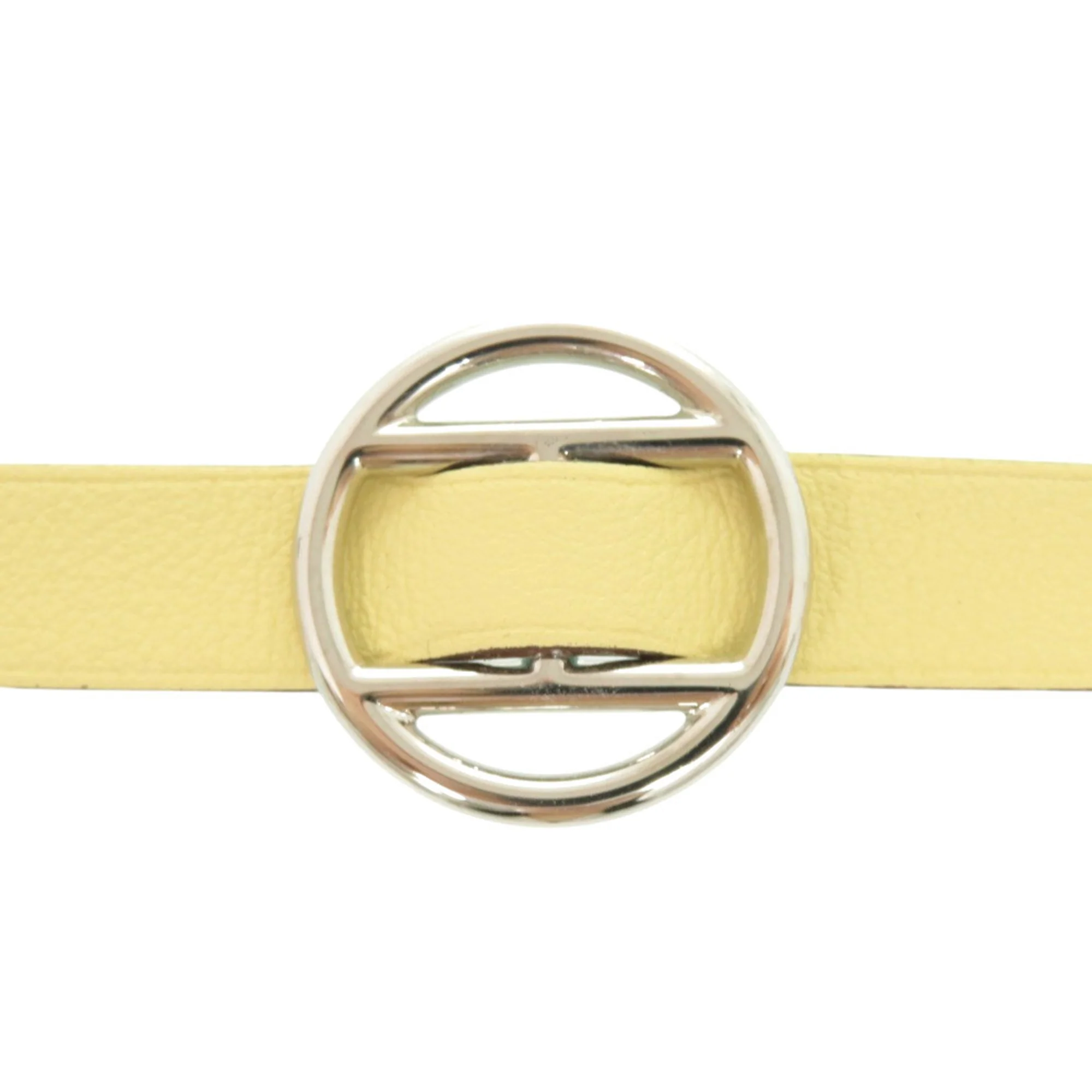 Bracelet Swift Leather Light Blue and Yellow - Image 3