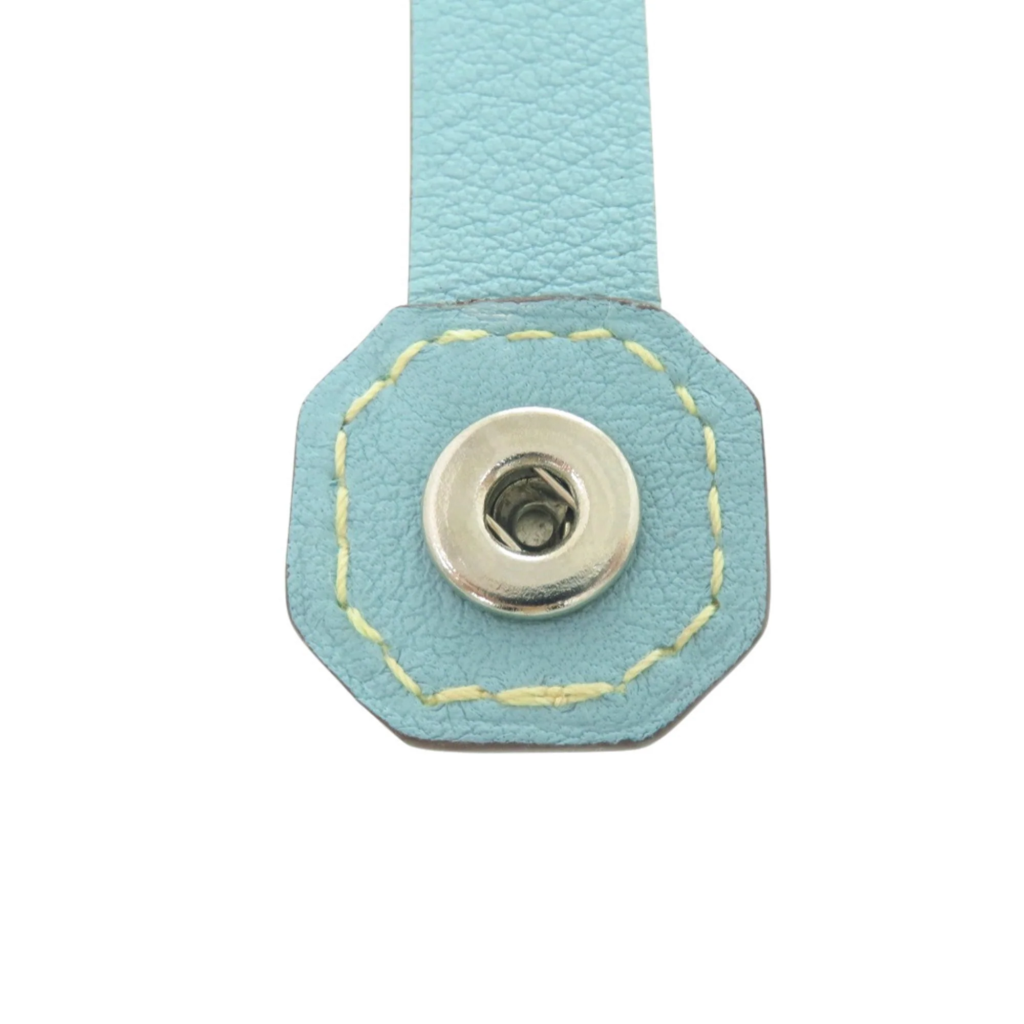 Bracelet Swift Leather Light Blue and Yellow - Image 6