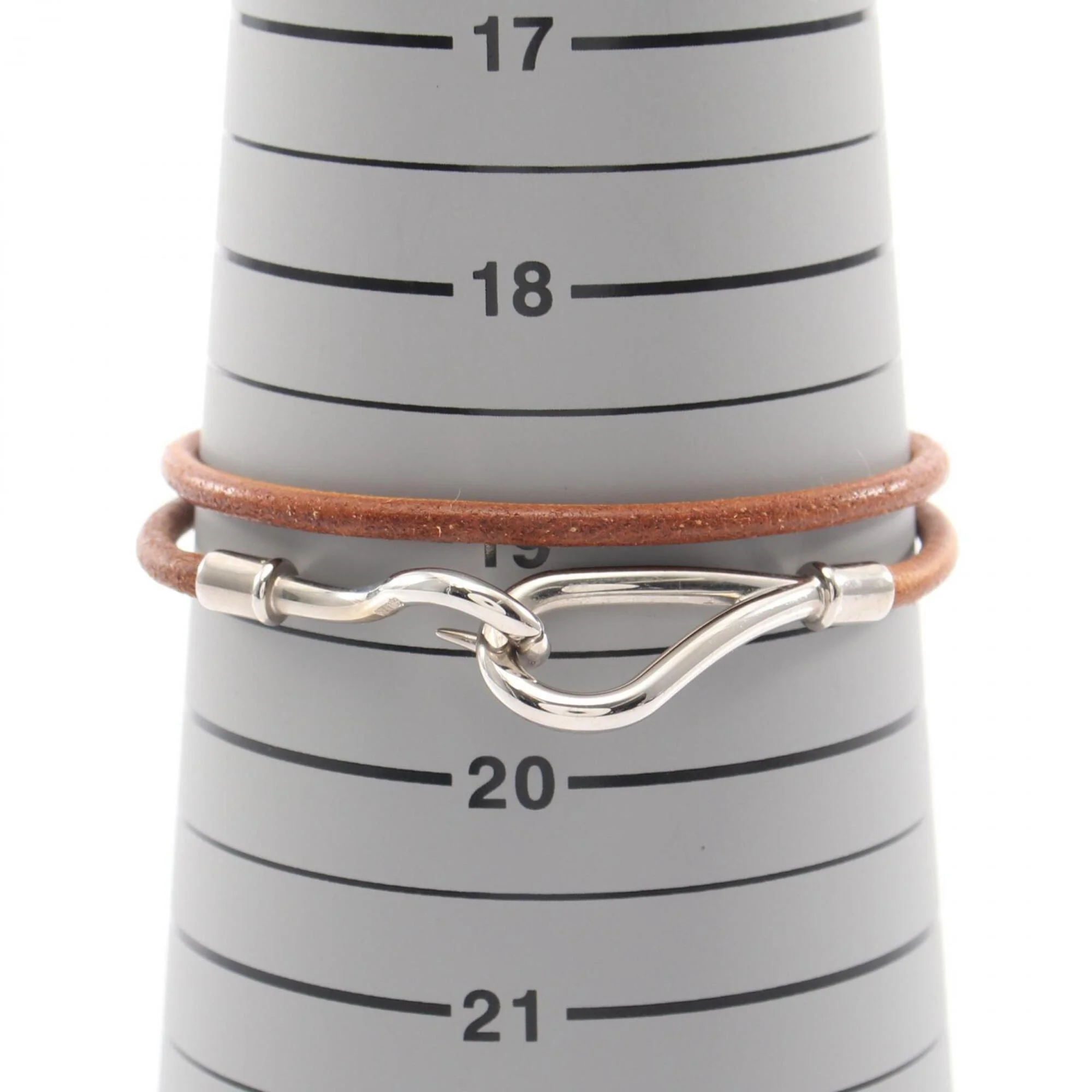 Choker Bracelet Leather and Stainless Steel - Image 5