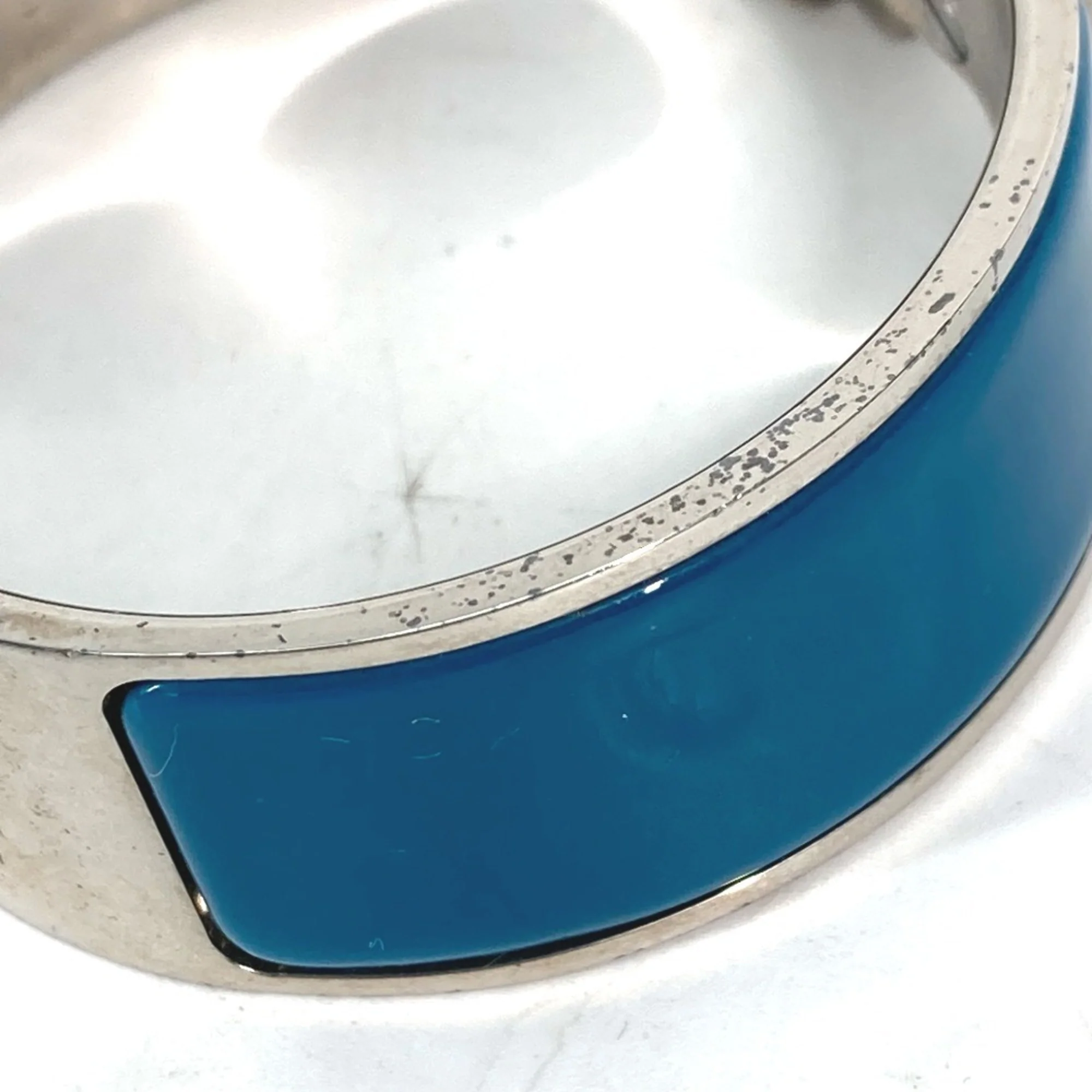 Clic Bracelet Metal Blue and Silver - Image 8