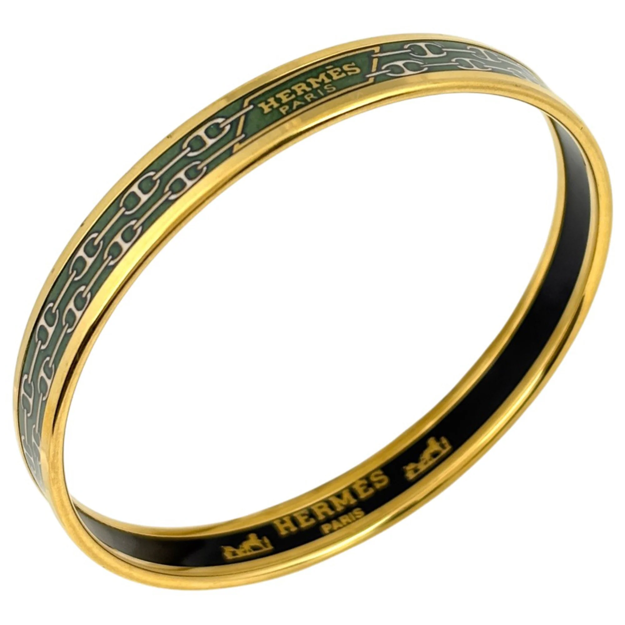 Cloisonné Enamel Bangle GP Gold Mini Bracelet