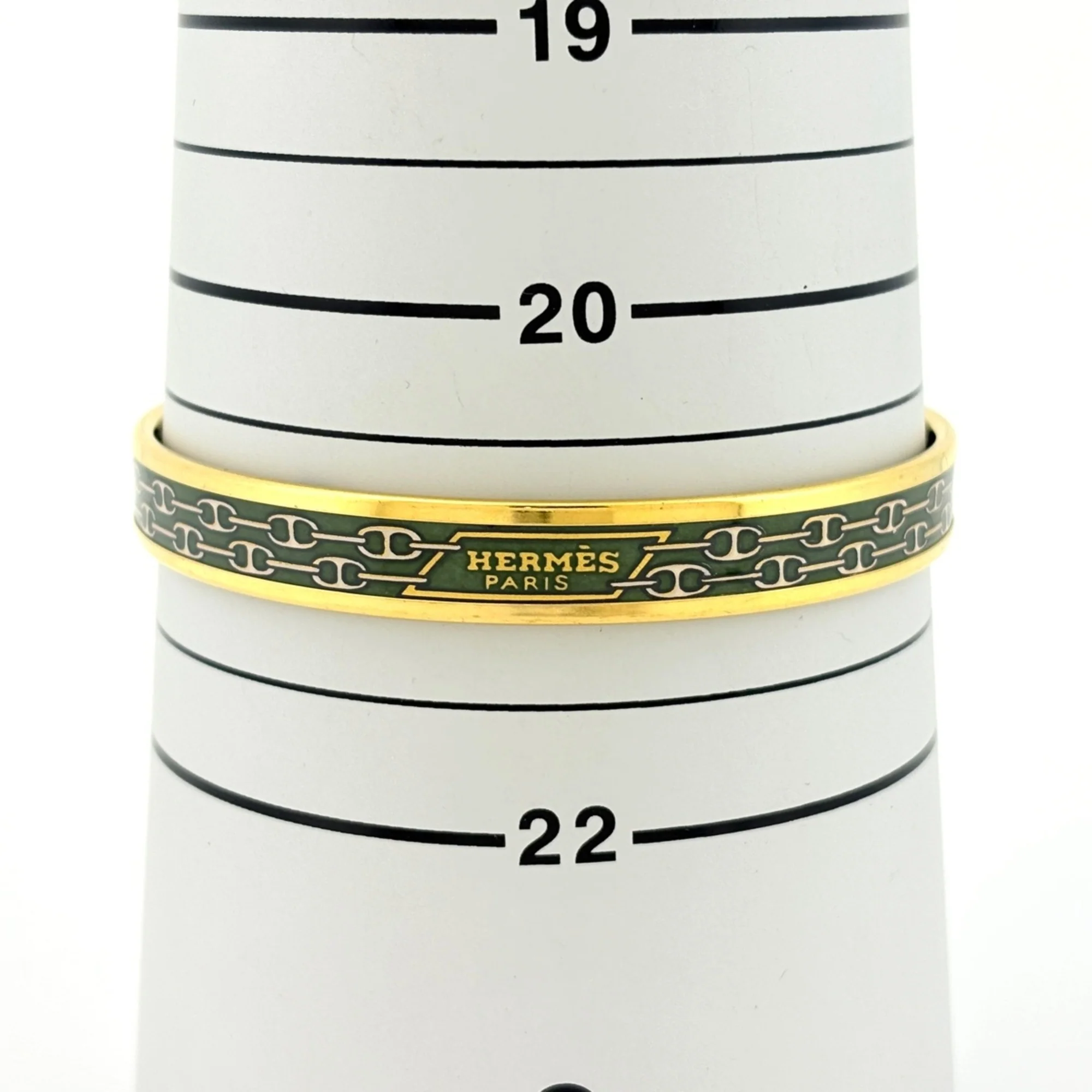 Cloisonné Enamel Bangle GP Gold Mini Bracelet - Image 5
