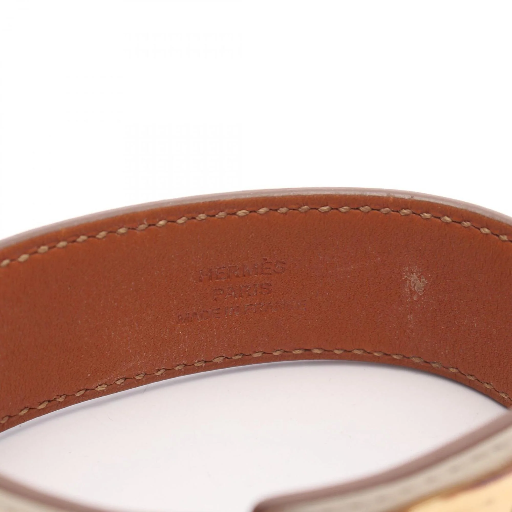 Collier de Chien Bracelet Gold and Leather - Image 4