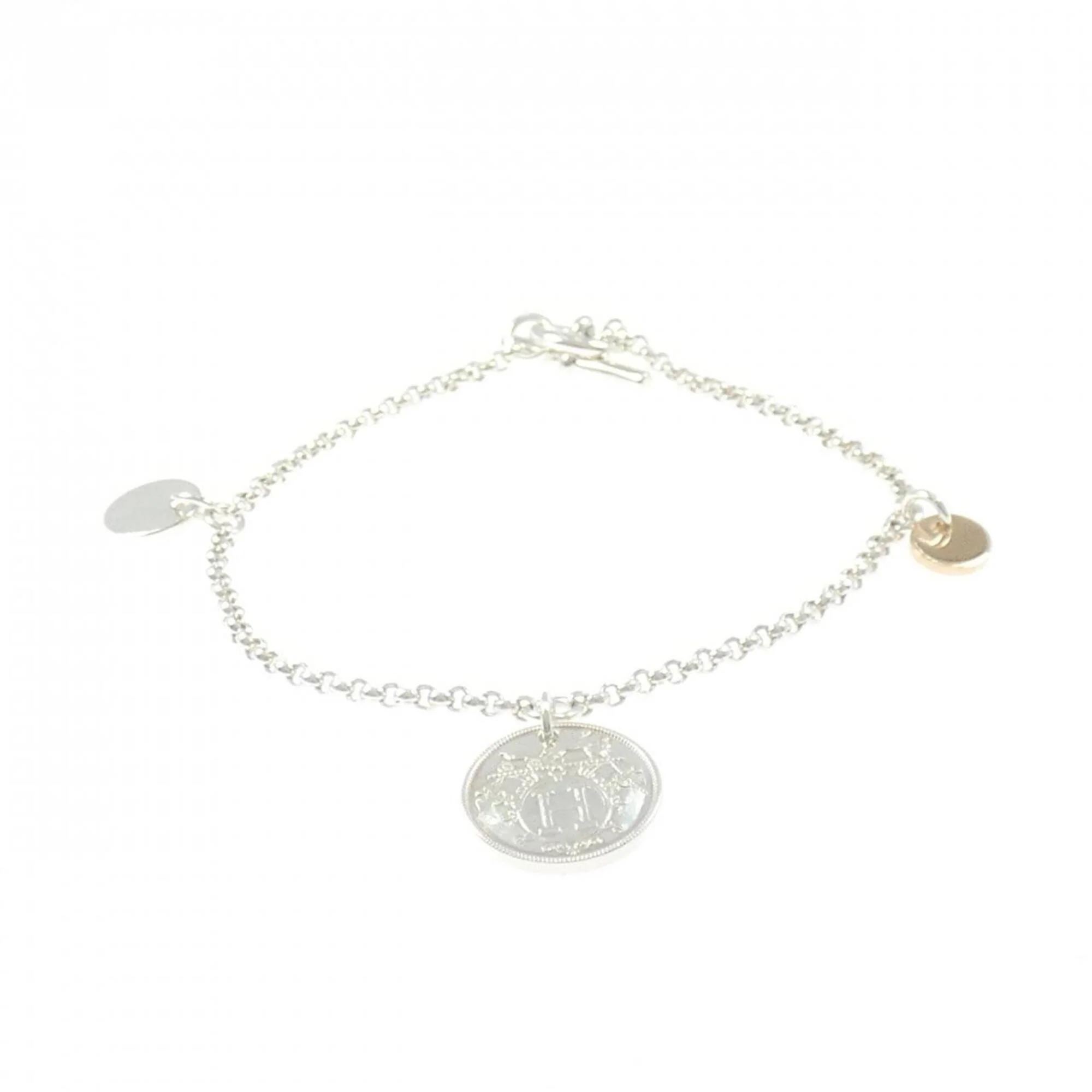 Ex-Libris Bracelet 18K Rose Gold and Sterling Silver Mini - Image 3