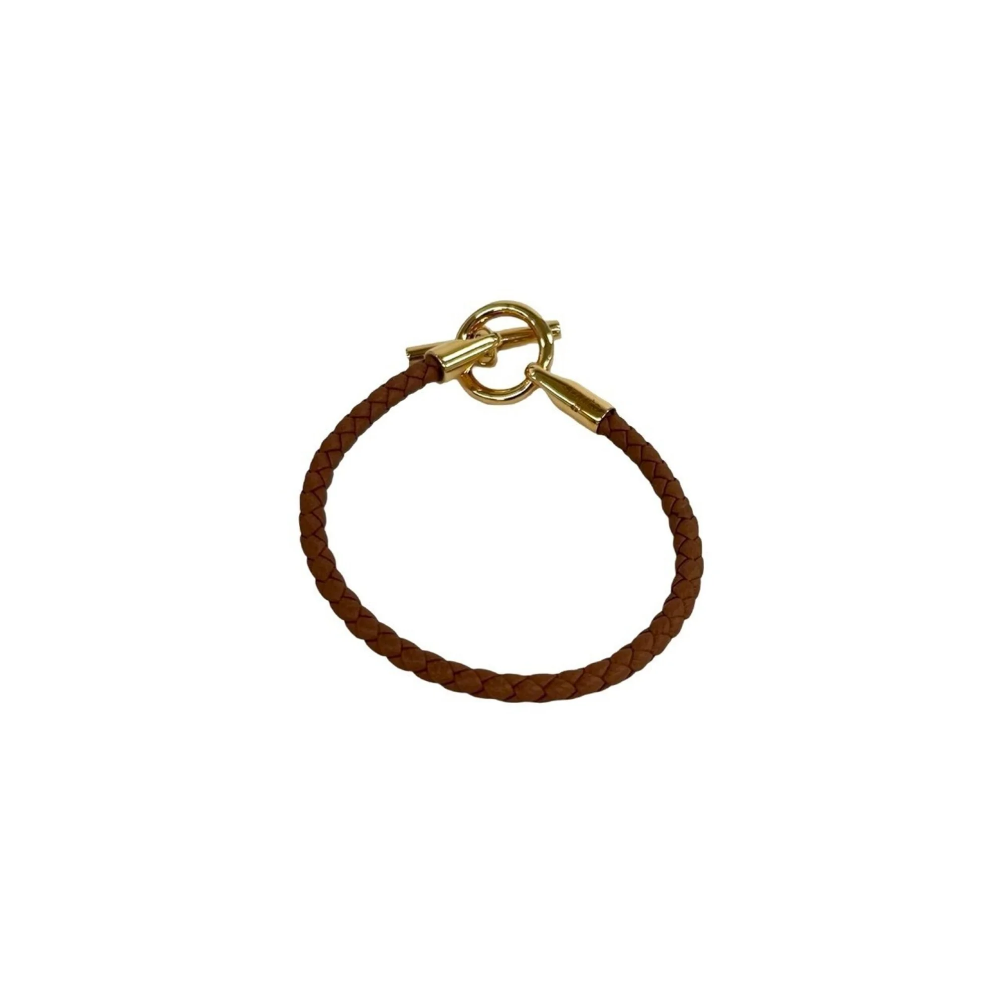 Glenan Bracelet Gold and Leather - Image 6