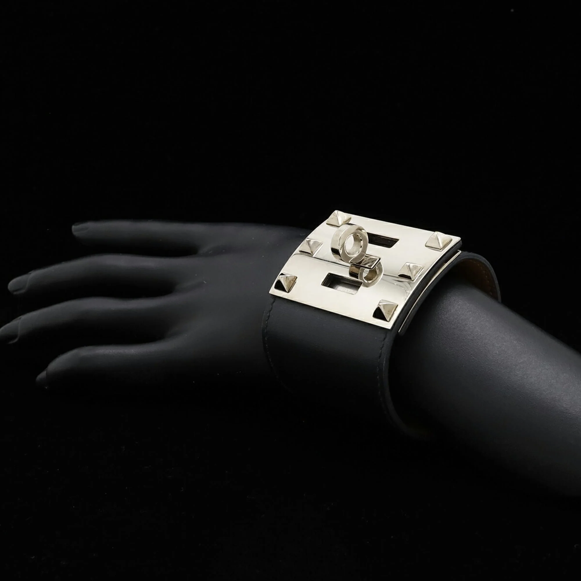 Kelly Dog Extreme Bracelet Leather Black Small - Image 8