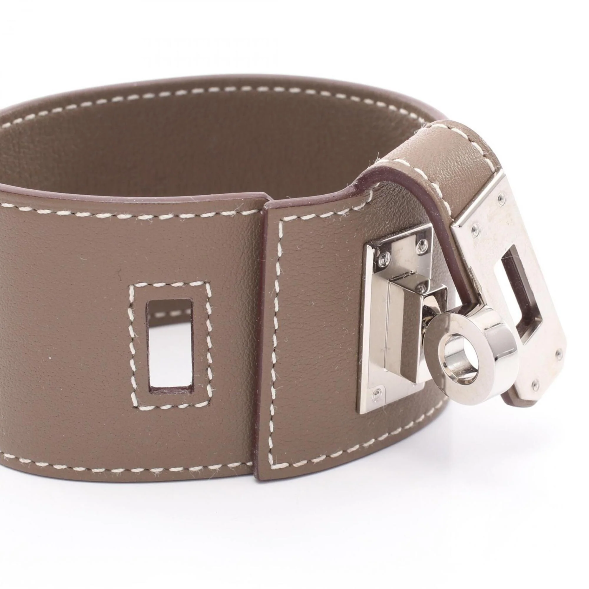 Kelly Twist Bracelet Leather and Stainless Steel - Image 3
