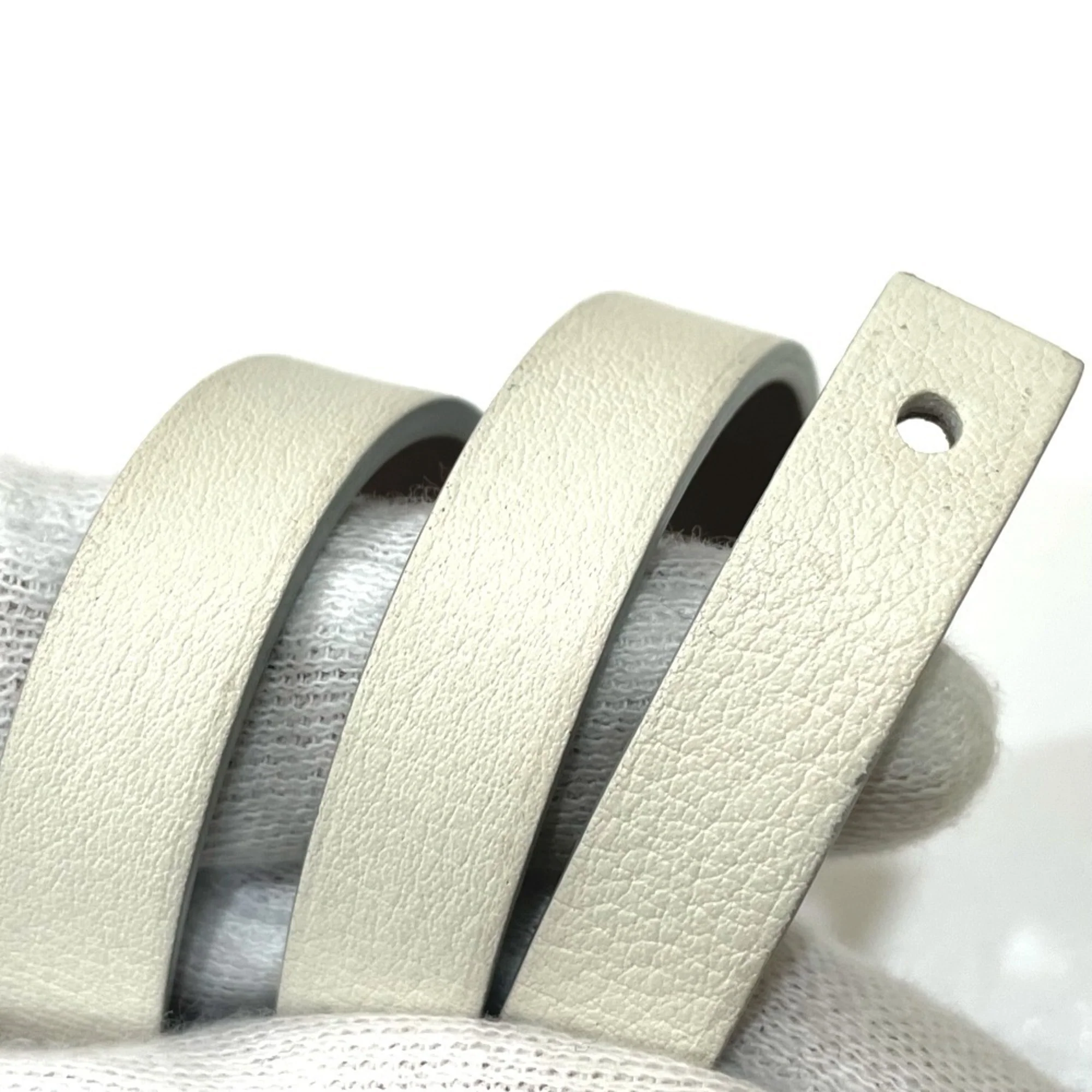 Medor Bracelet Swift Leather White - Image 6