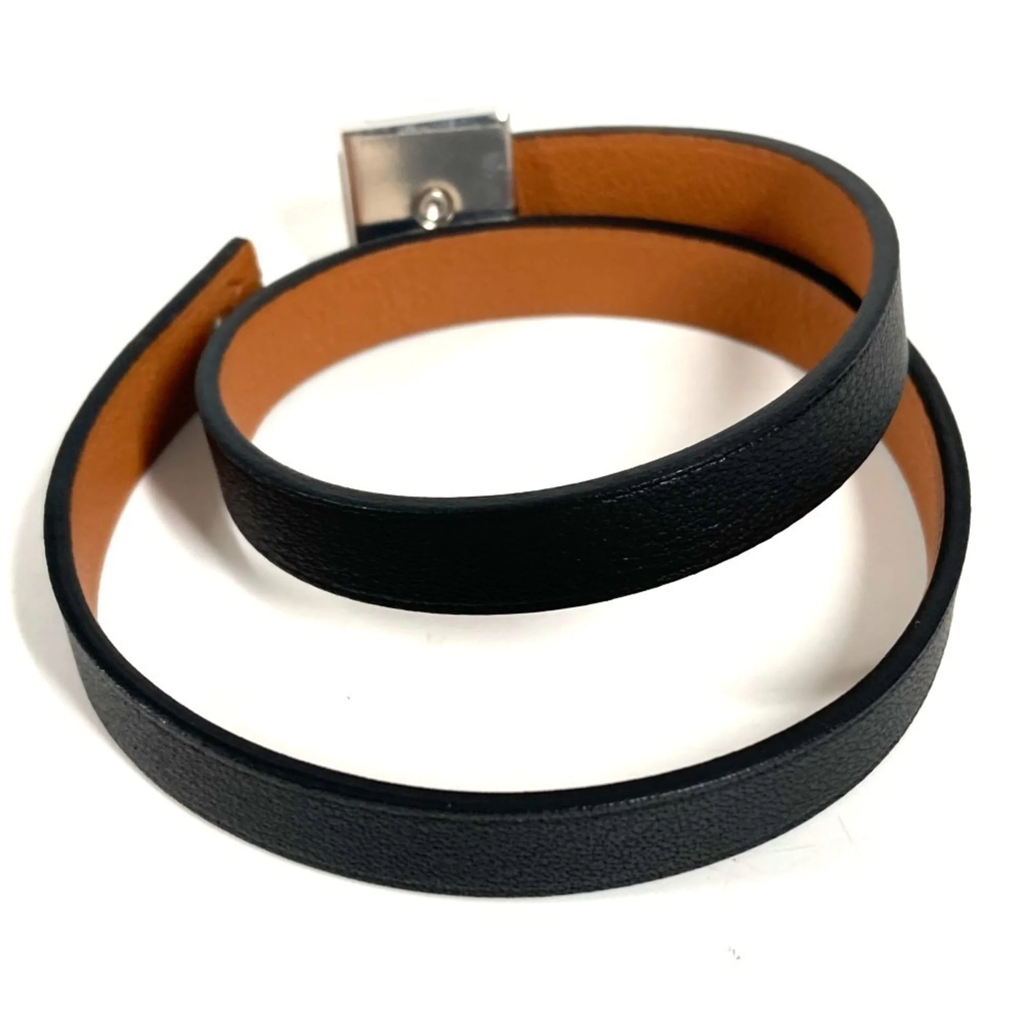 Medor Infinie Double Tour Bracelet Leather Black - Image 4
