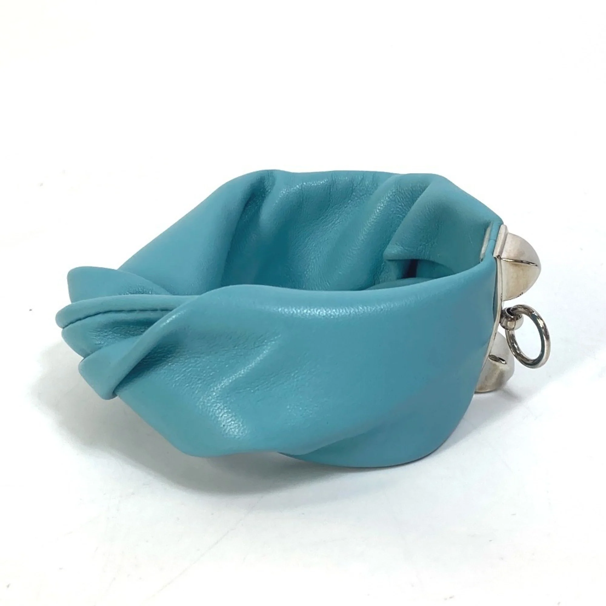 Medor Torsade Petit H Bracelet Leather Light Blue Silver - Image 6