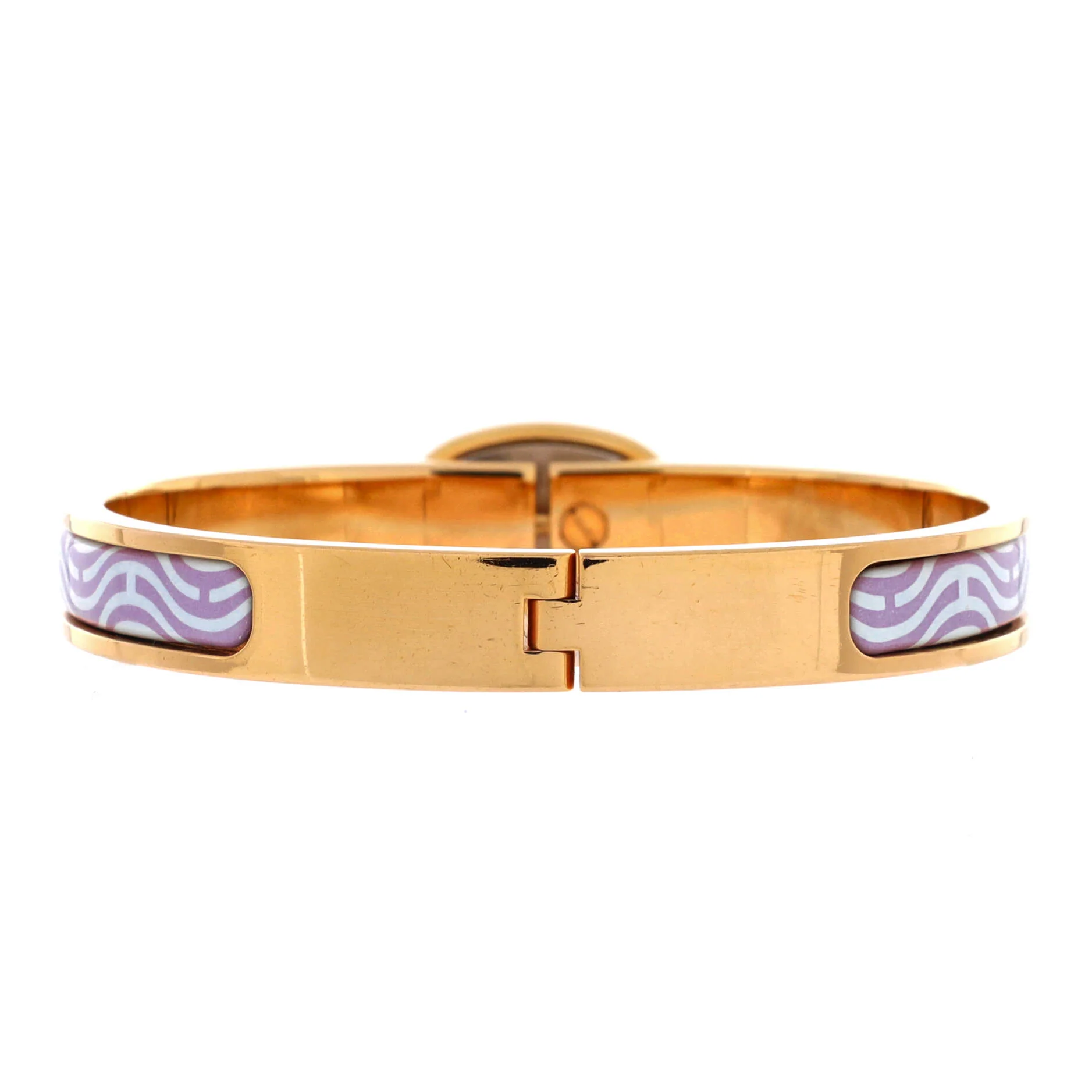 Mini Clic Chaine d'Ancre Bracelet Metal and Printed Enamel - Image 2