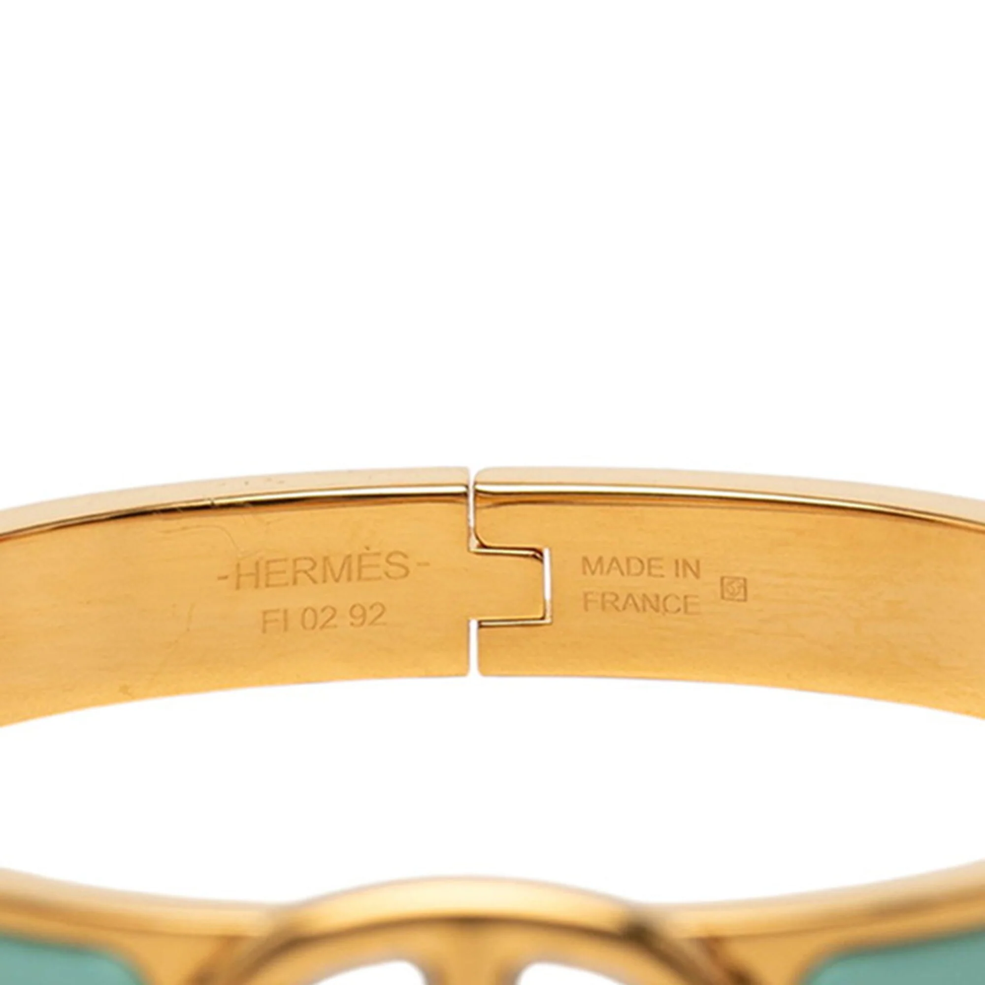 Mini Click Chaine D'Ancre Bracelet Metal Blue and Gold - Image 4