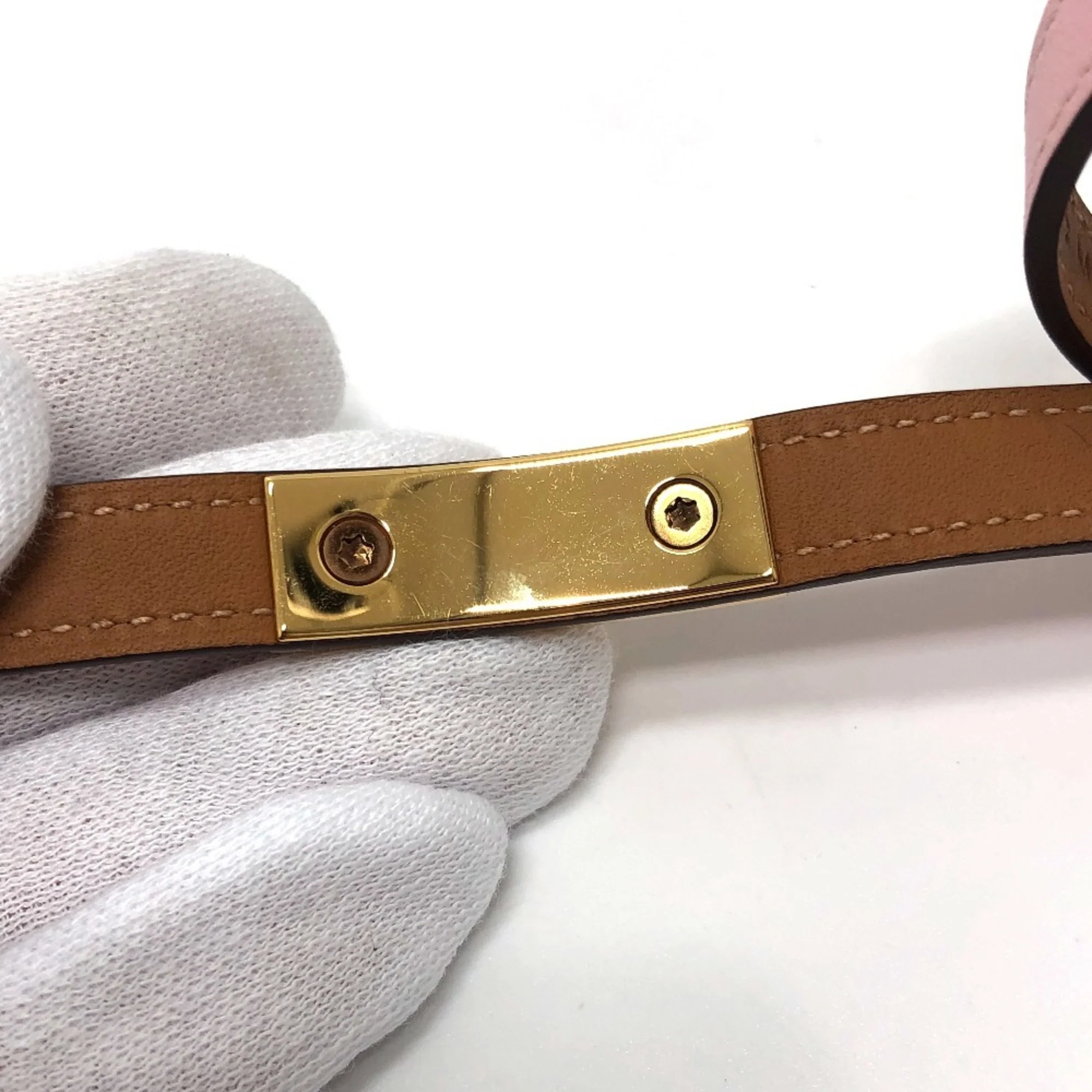 Rival Double Tour Bracelet Swift Leather Pink - Image 6