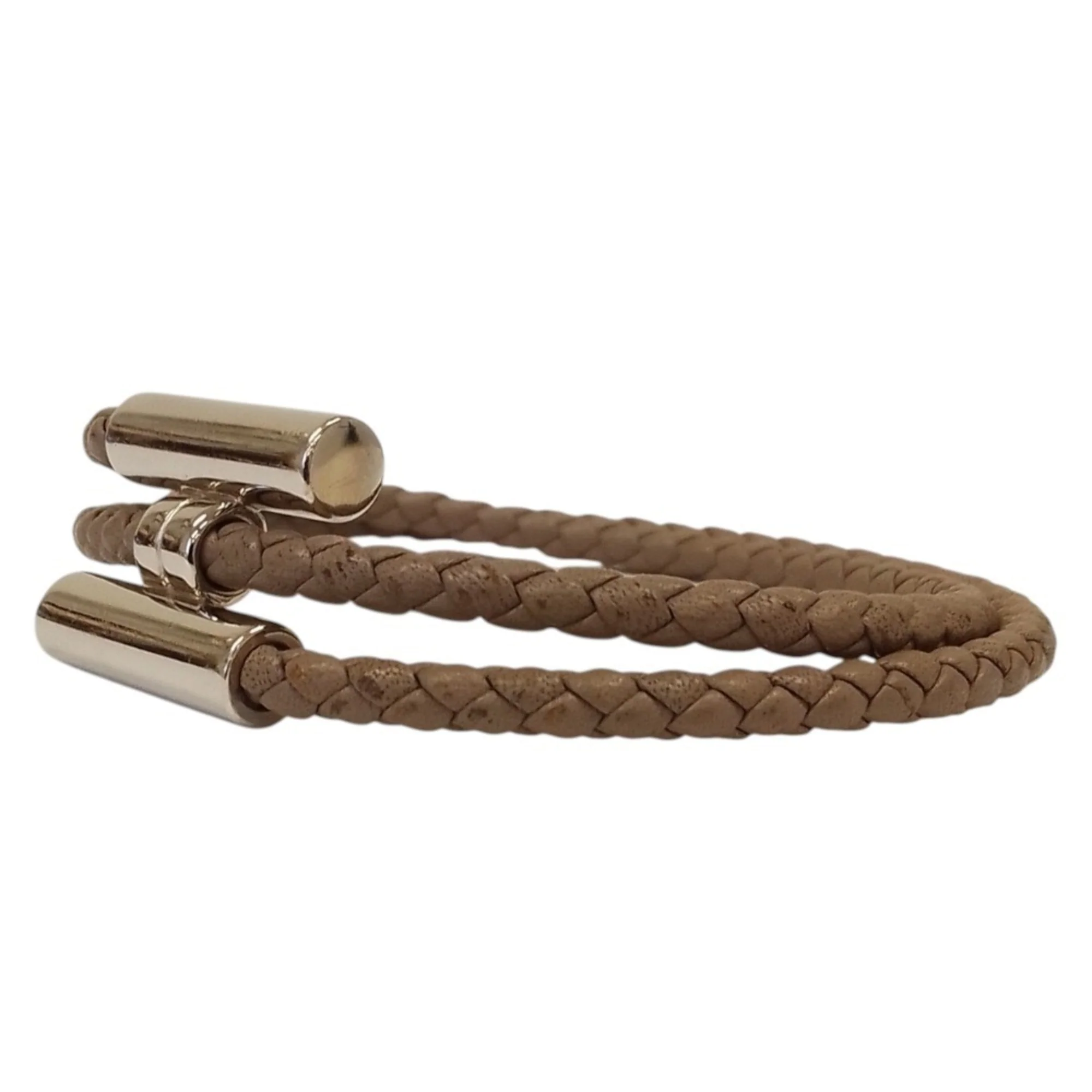 Tourni Tresse Bracelet Leather Etoupe Gray - Image 9