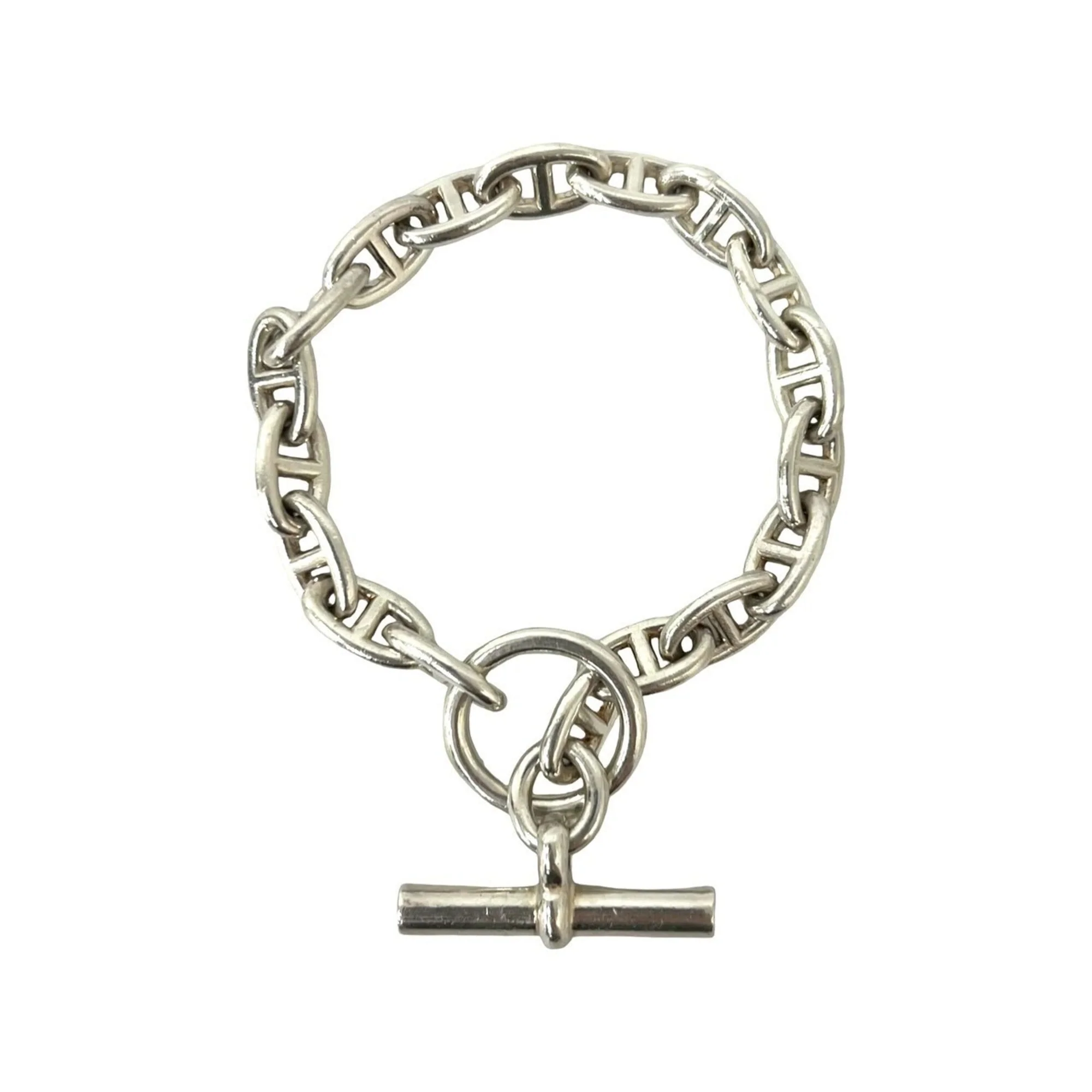 Vintage Chaine d'Ancre Bracelet Sterling Silver Mini