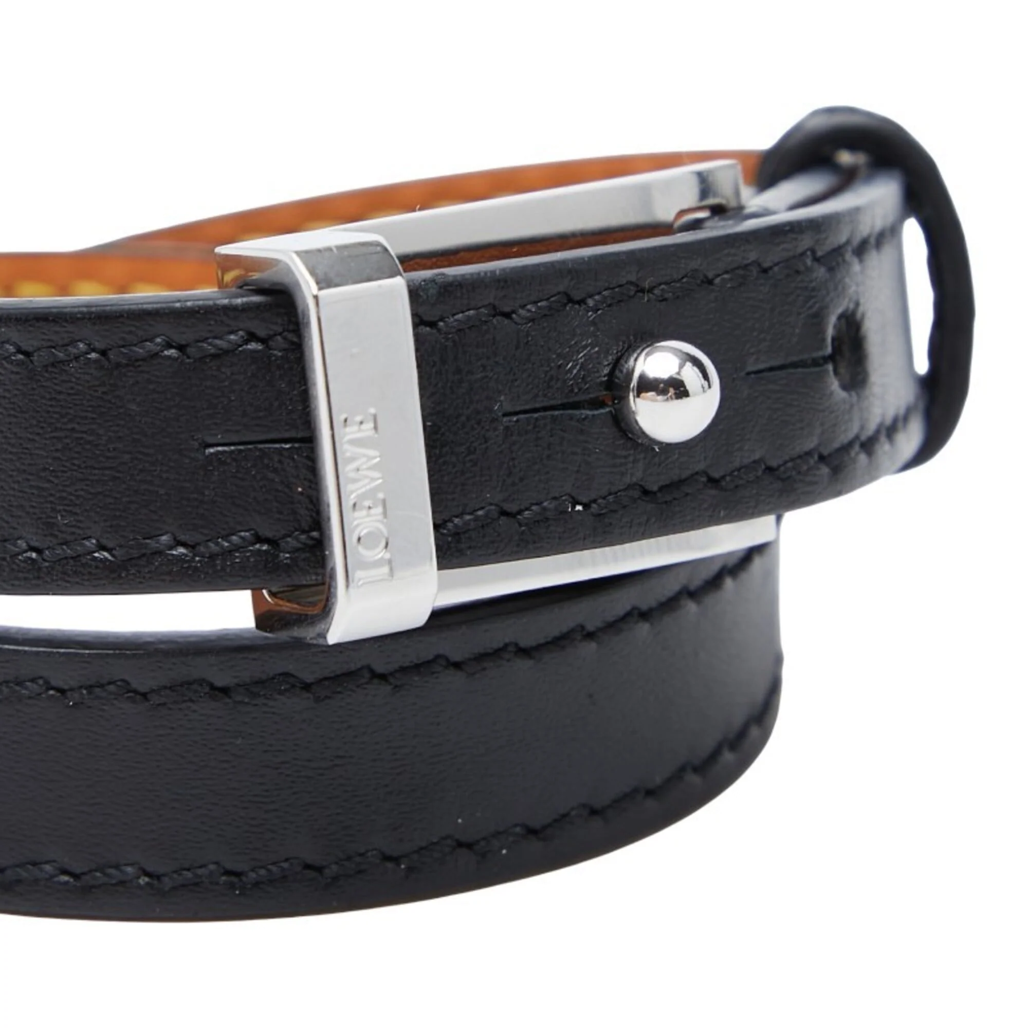 Bracelet Leather Black - Image 4