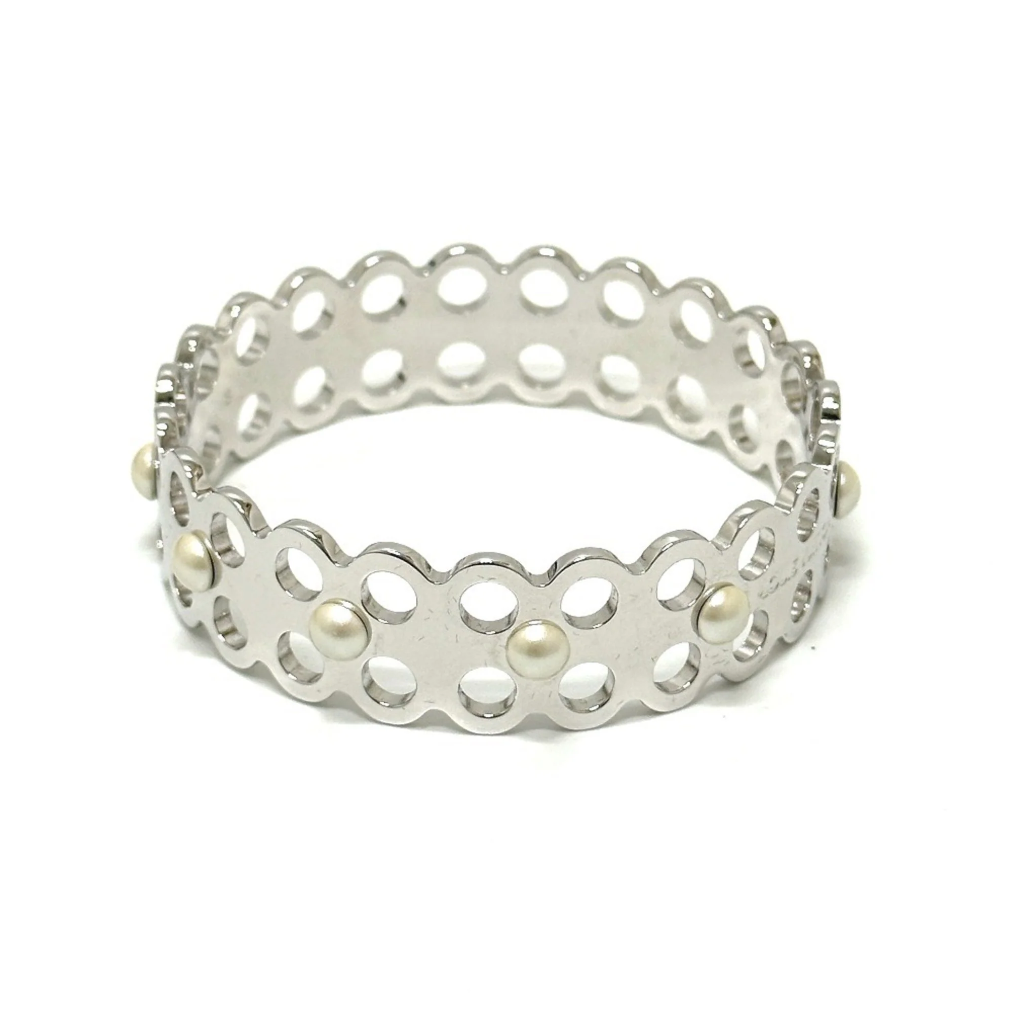 Bangle Bracelet Metal Silver - Image 2