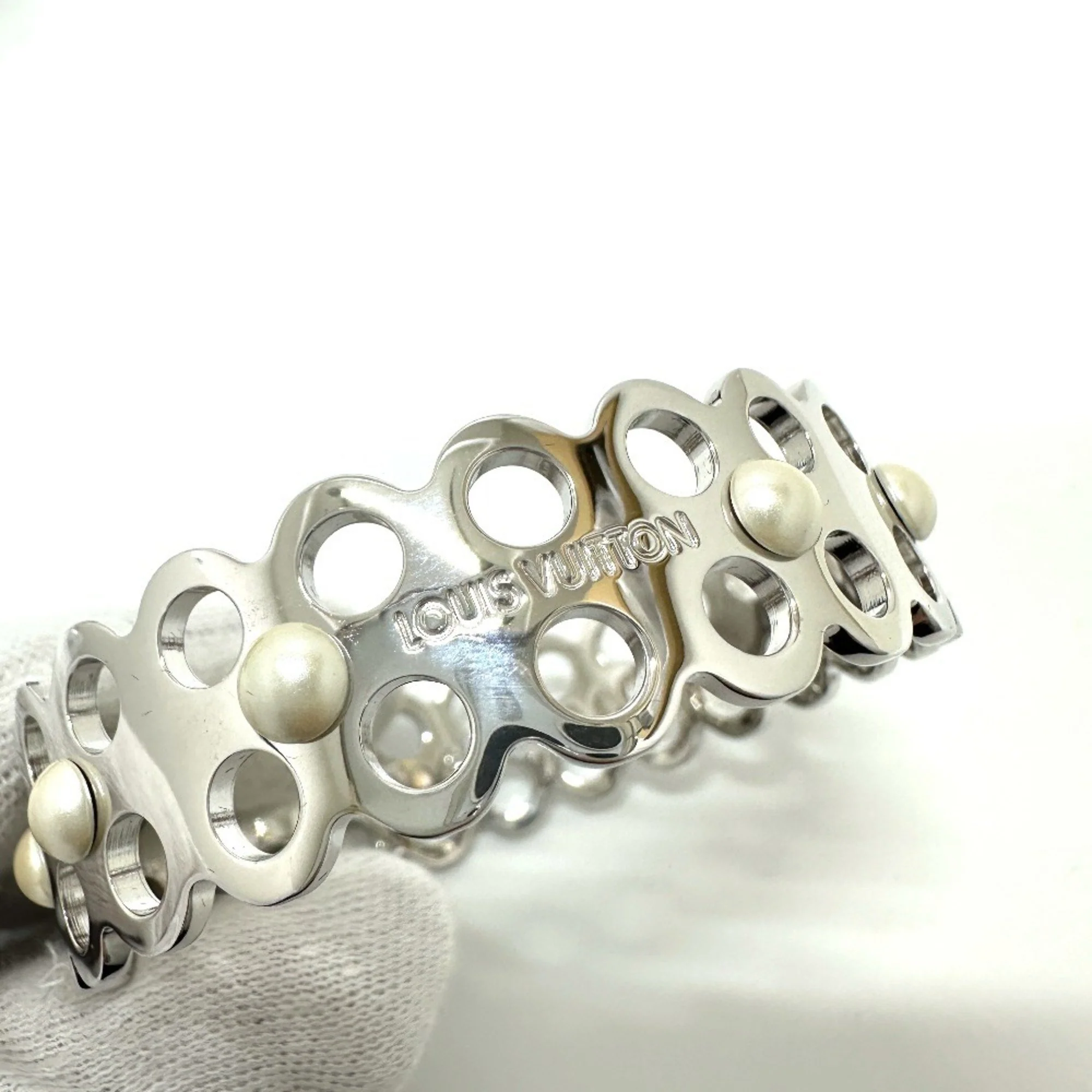 Bangle Bracelet Metal Silver - Image 6