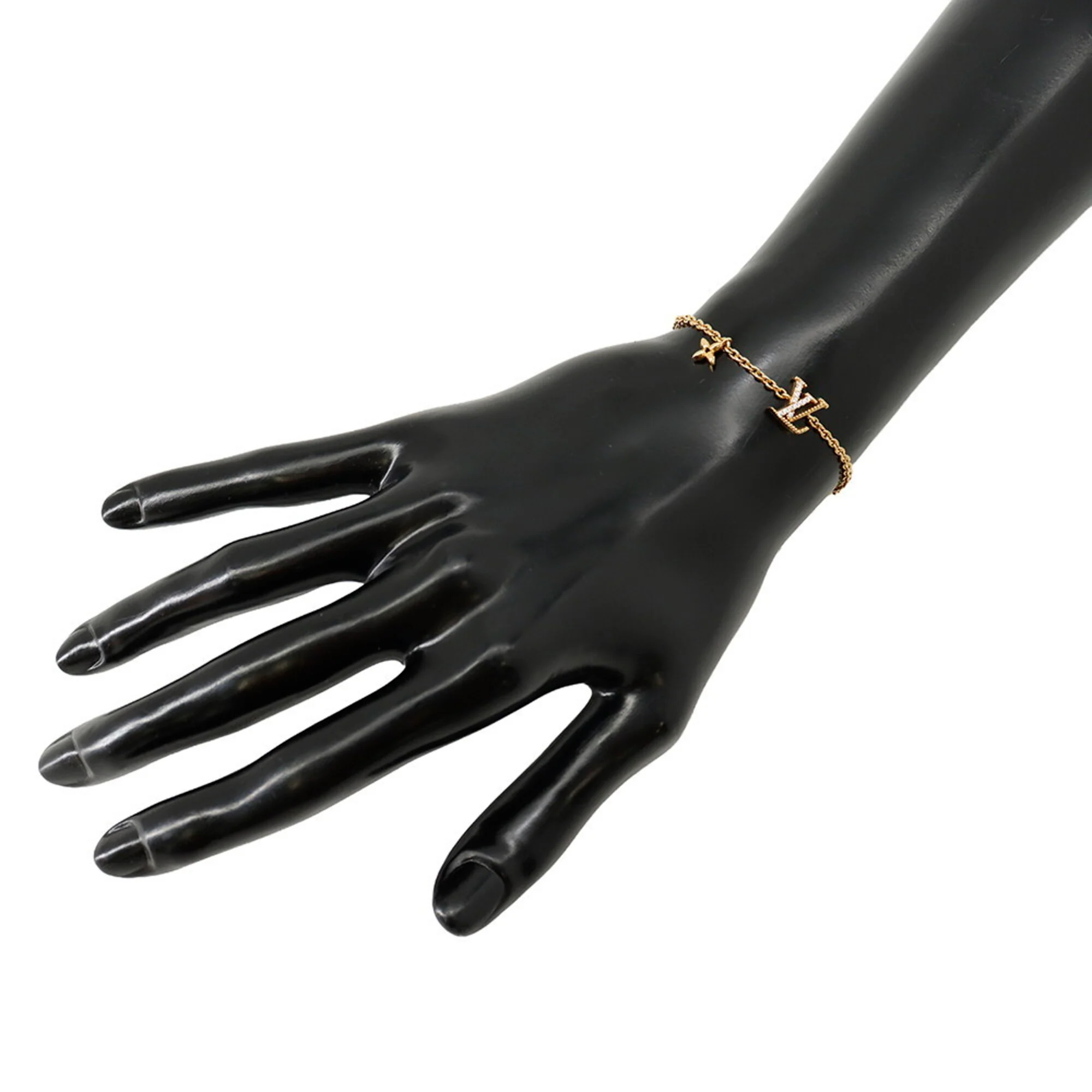Bracelet Gold Metal with Rhinestone - Image 4