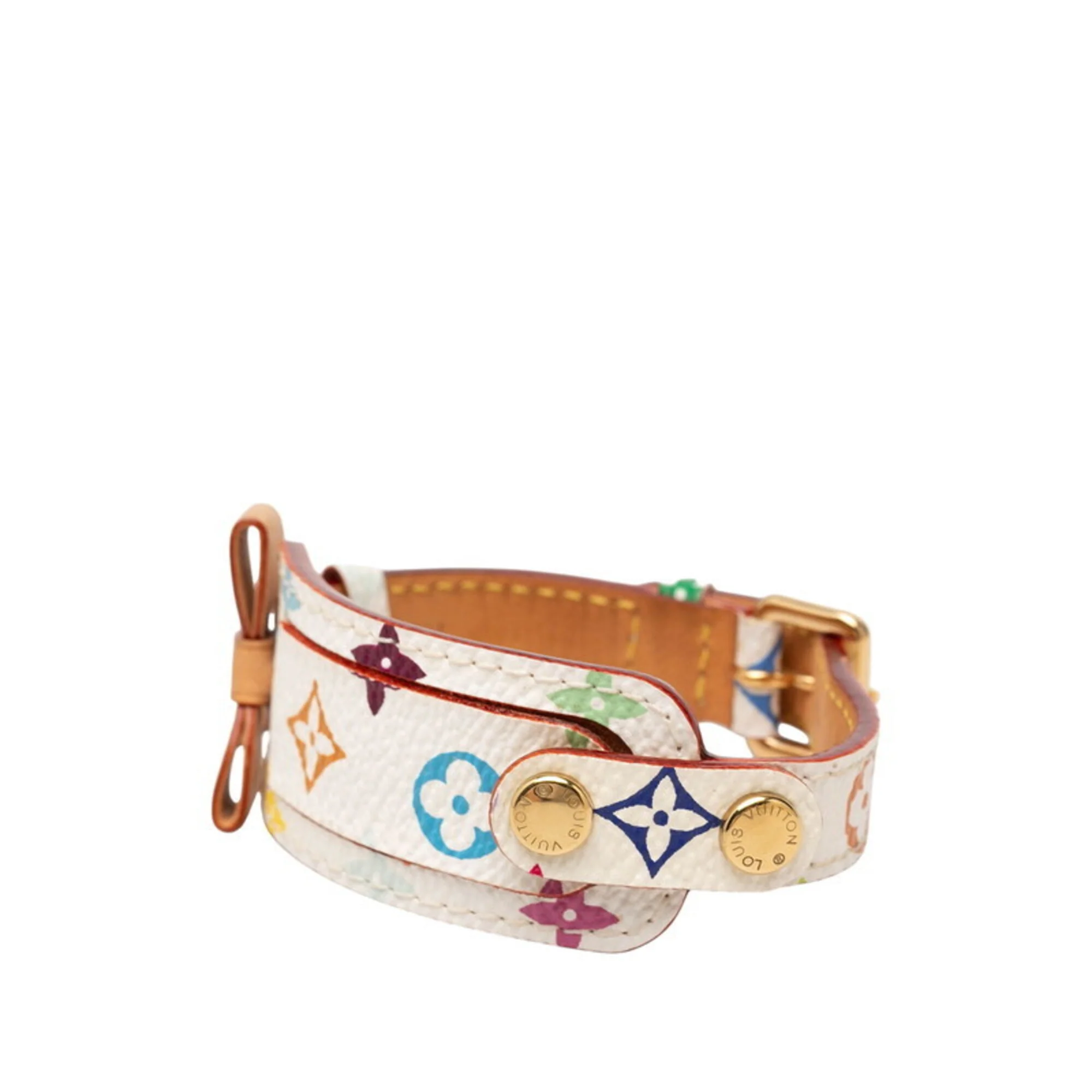 Bracelet Leather and Monogram Multicolore - Image 2