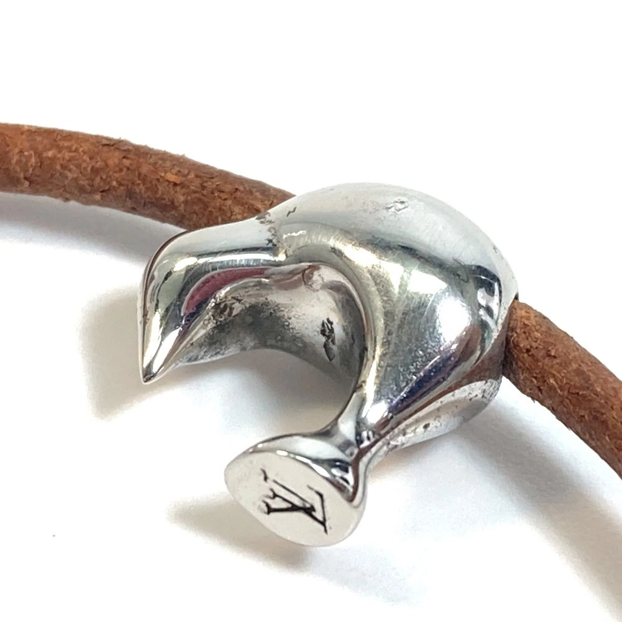 Bracelet Leather and Sterling Silver - Image 3