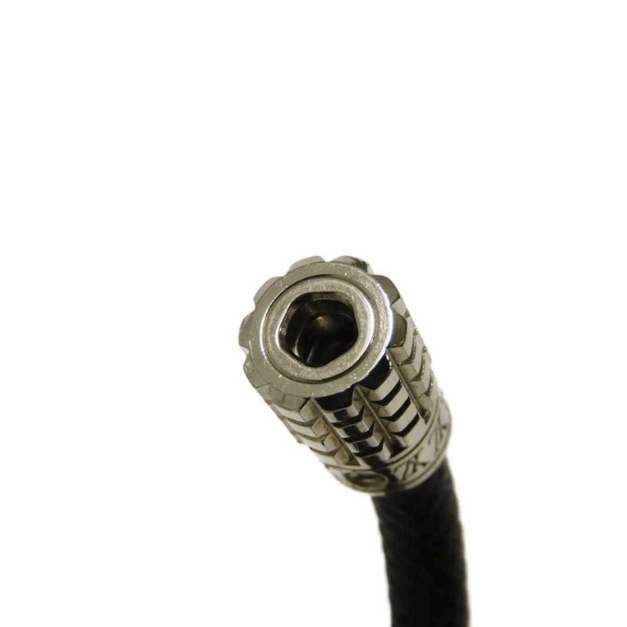 Bracelet Leather Ardoise Black and Silver - Image 9