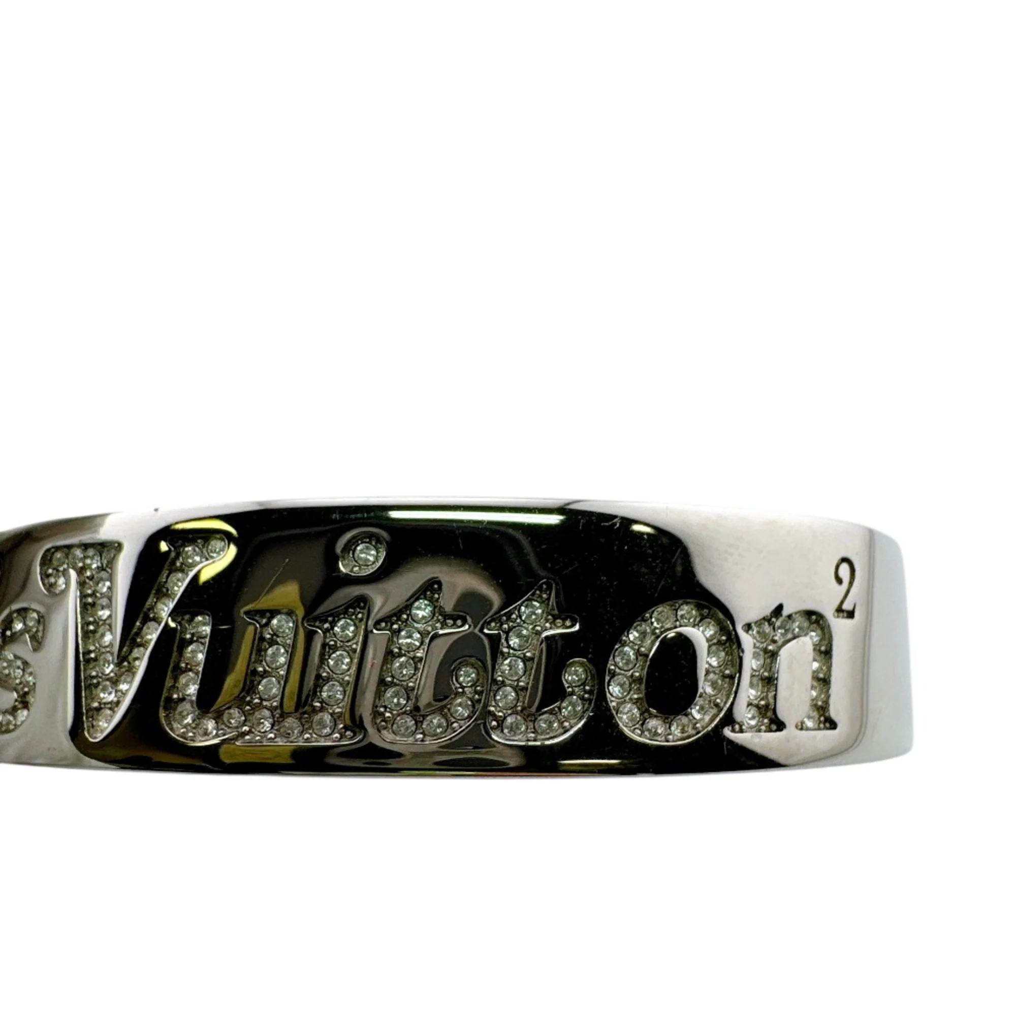 Bracelet Metal Silver With Rhinestone - Image 9