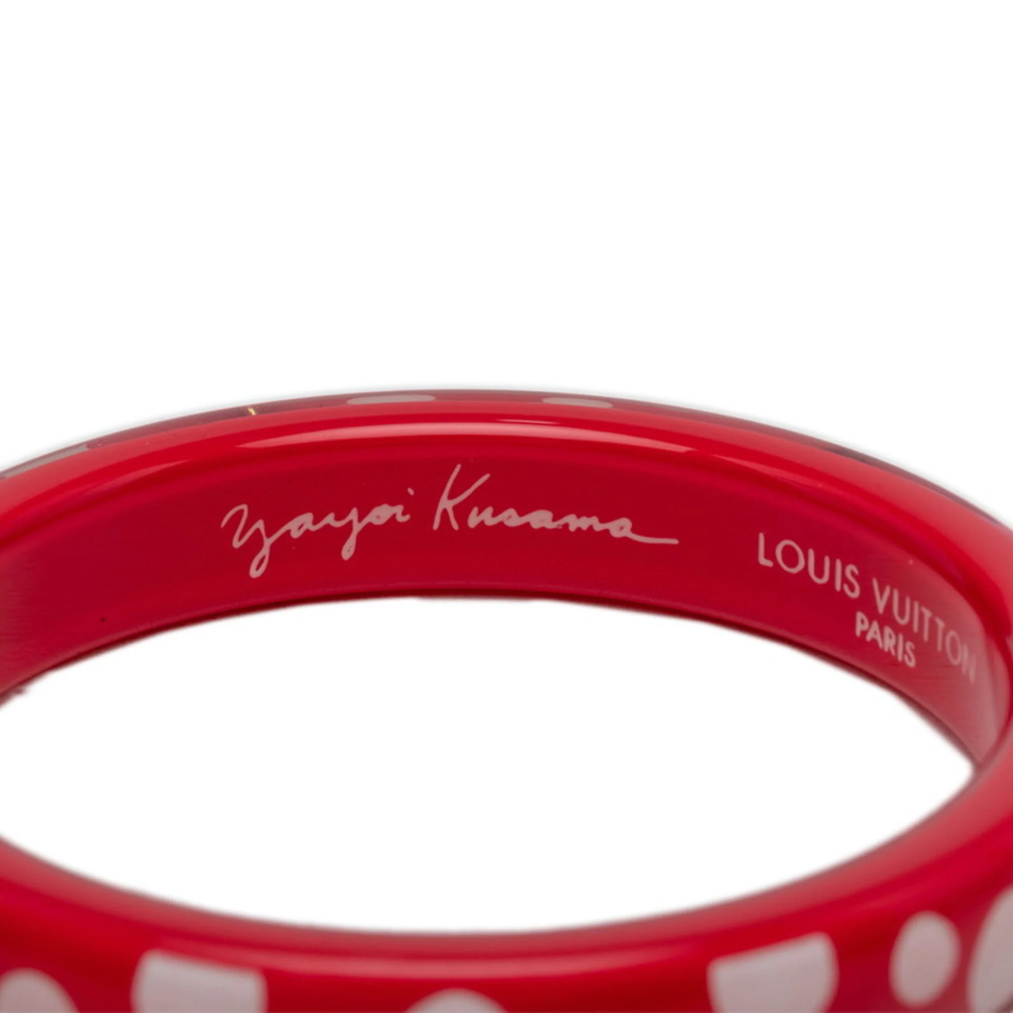 Bracelet Plastic Red and White - Image 5