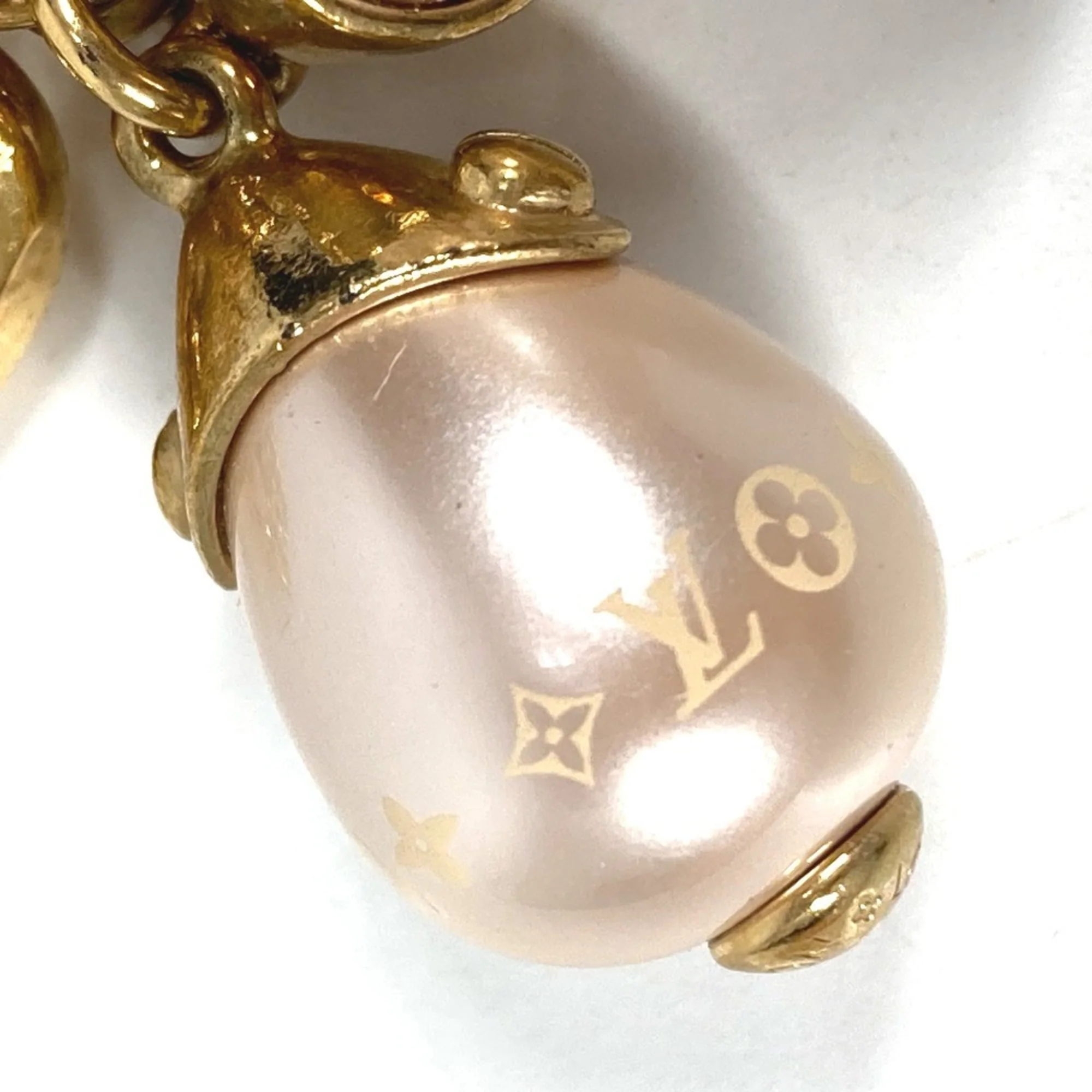 Damier Pearl Bracelet Metal Gold - Image 3