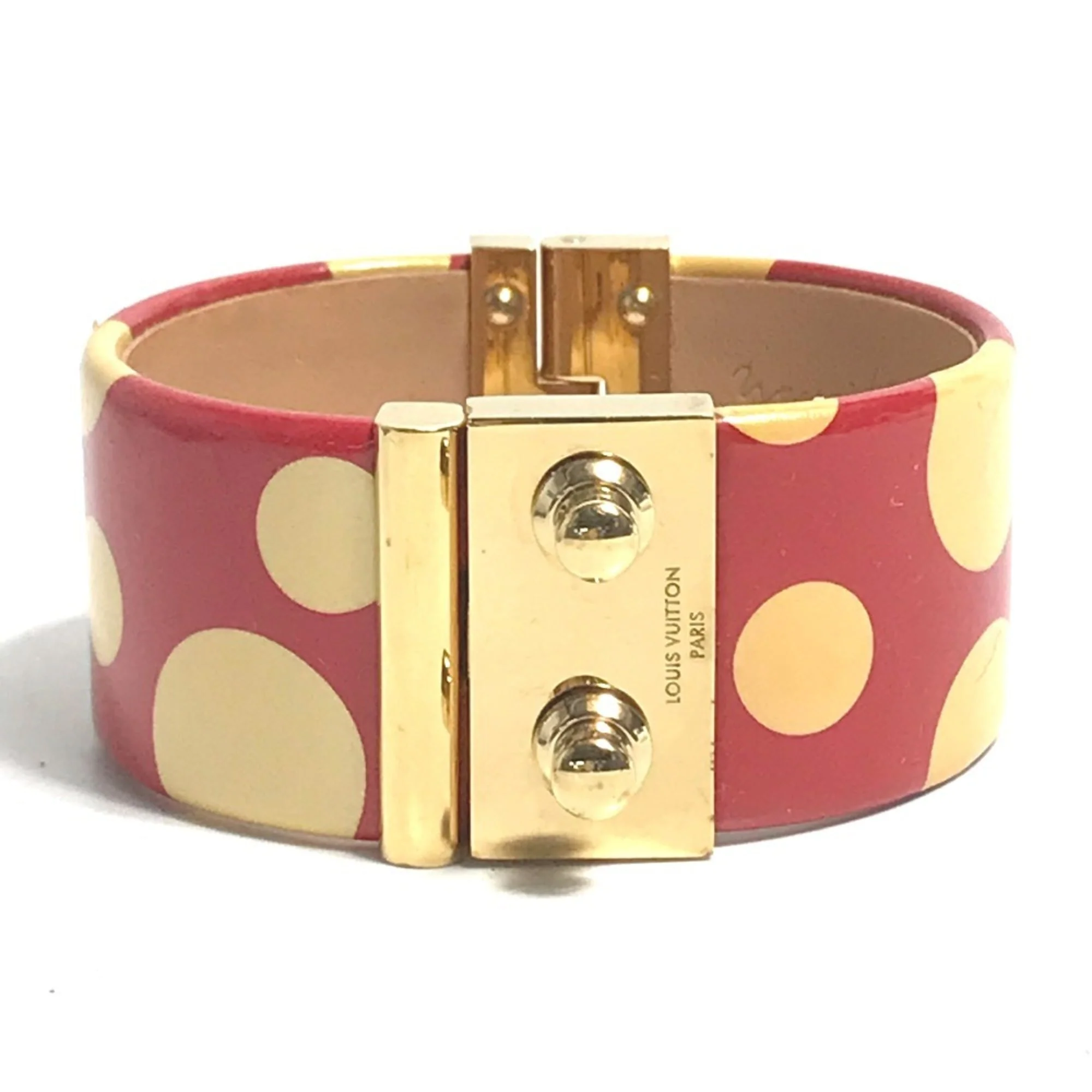 Dot Infinity Yayoi Kusama Bracelet Enamel Red and White