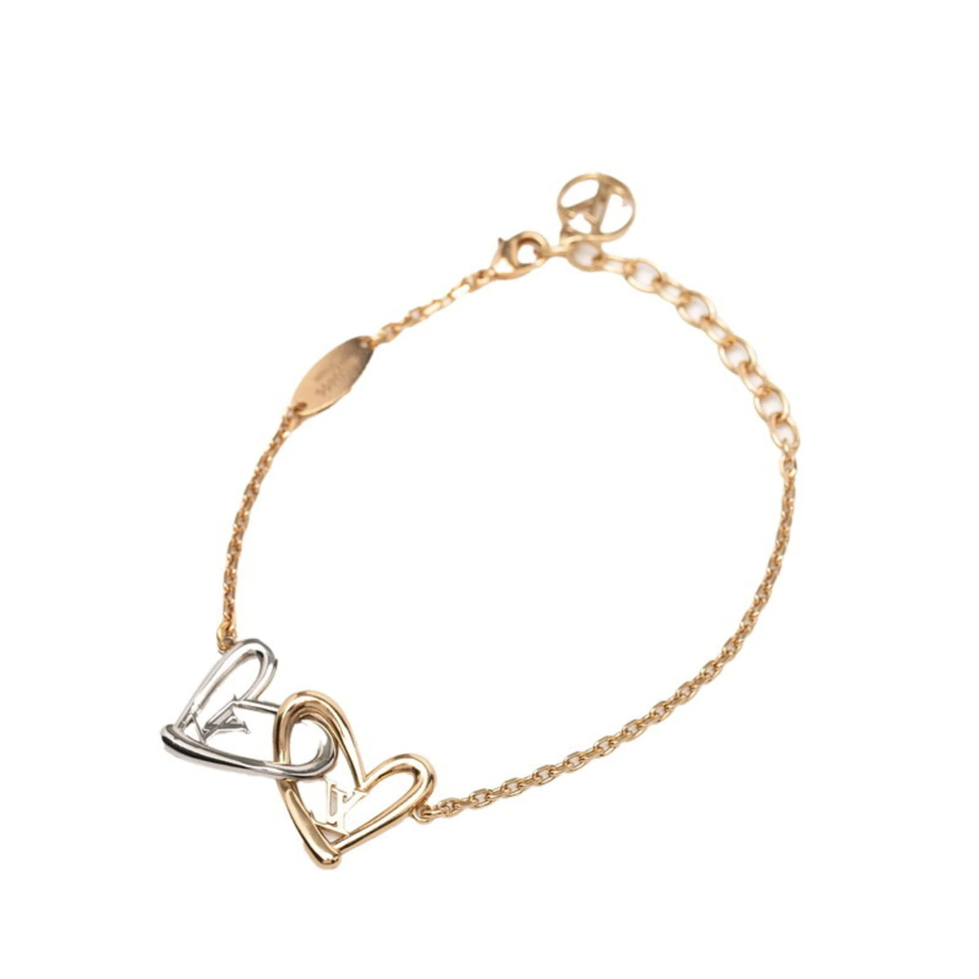 Heart Falling In Love Bracelet Gold and Metal