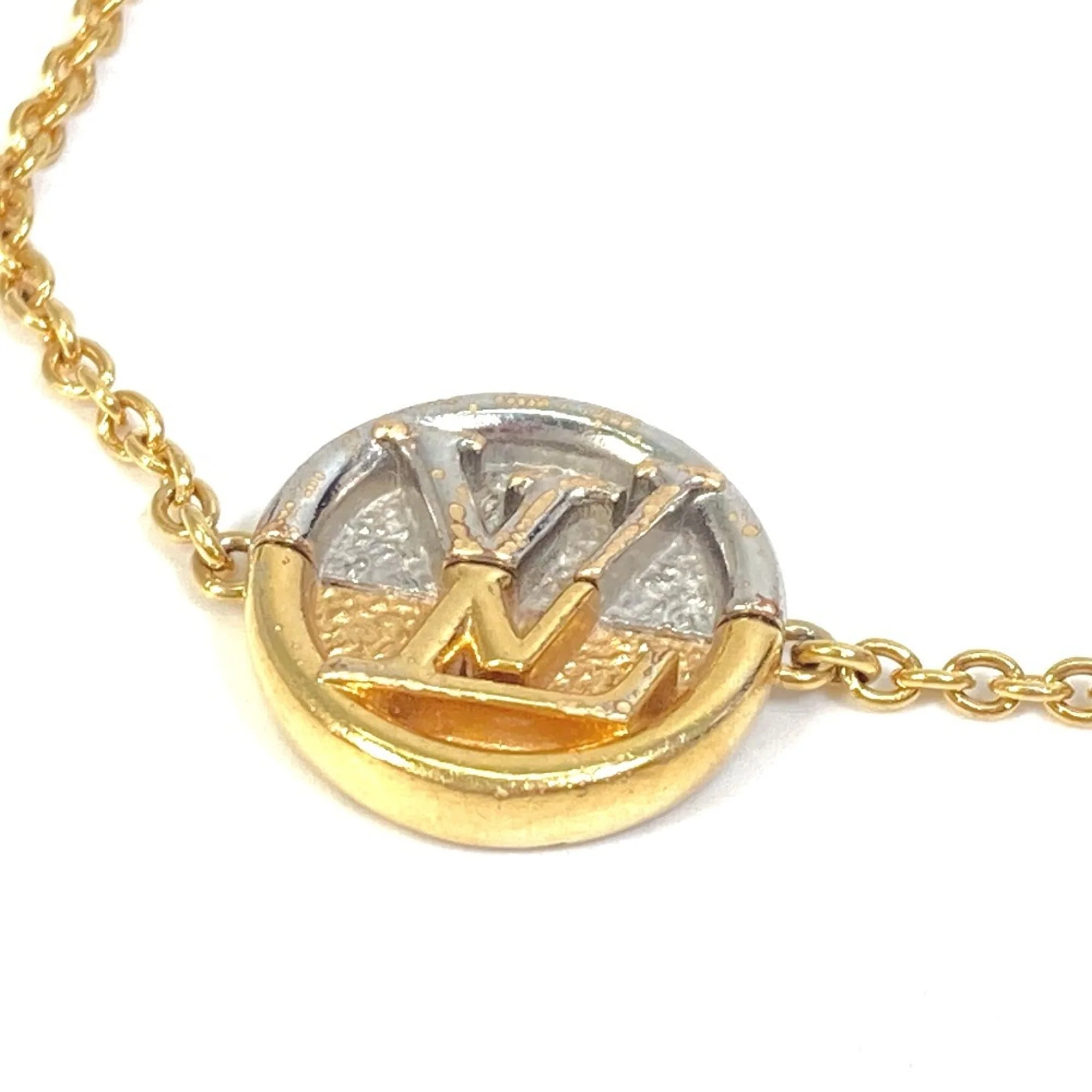 L To V Bracelet Metal Gold and Silver - Image 2