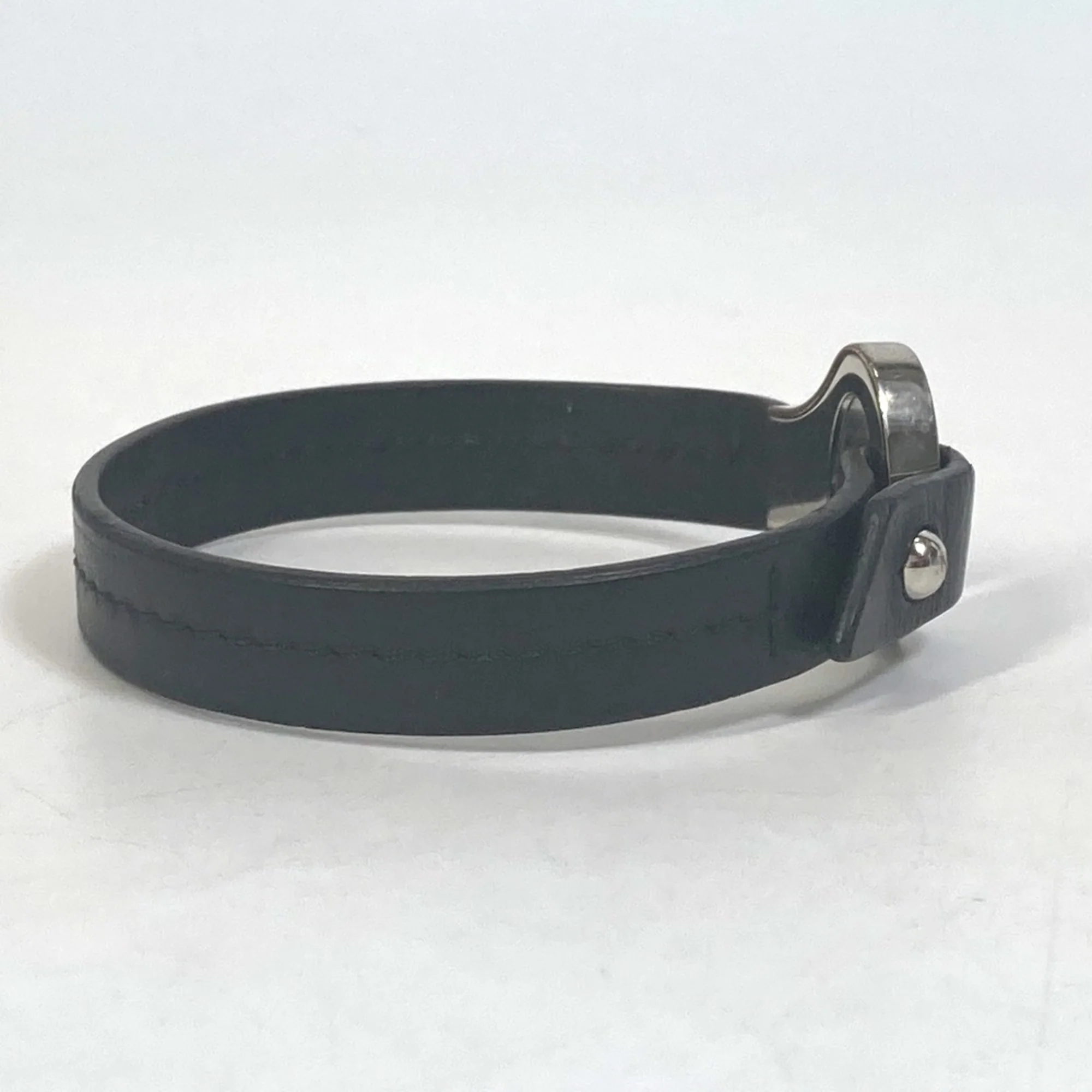 Leather Bracelet Black - Image 3