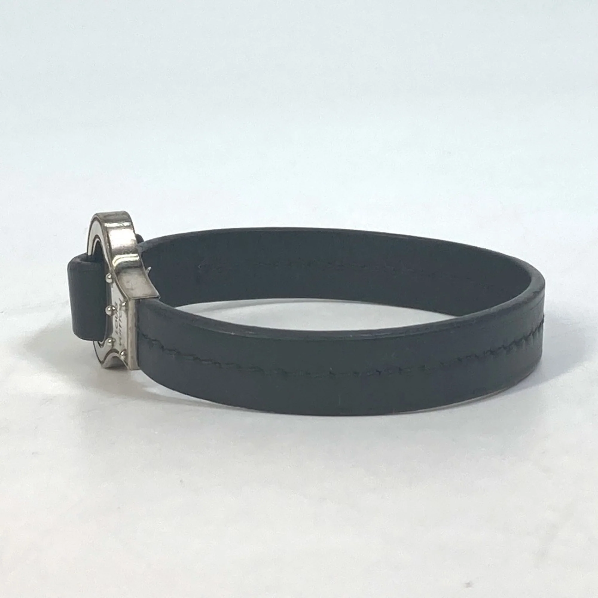 Leather Bracelet Black - Image 4