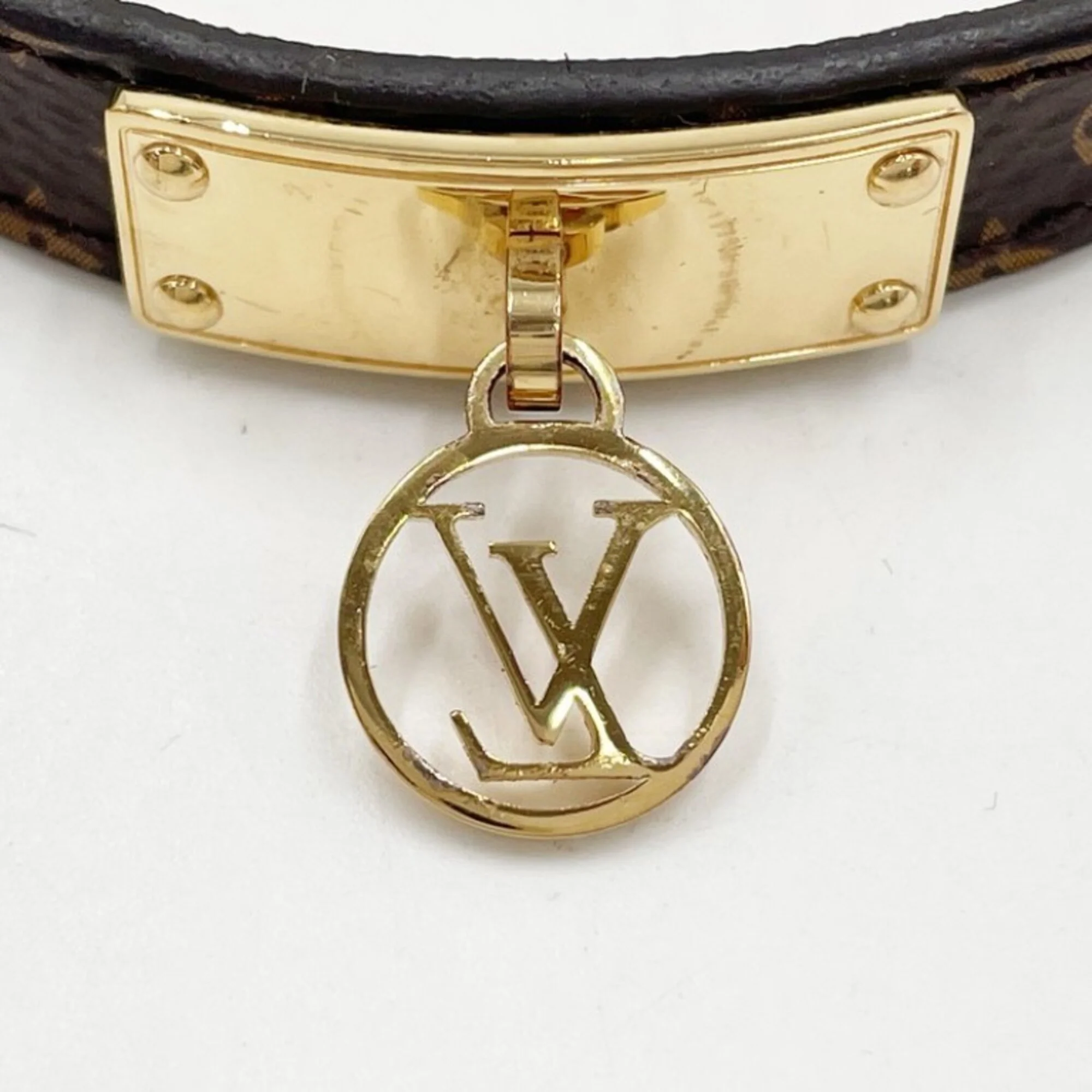 Monogram Bracelet Brown - Image 4