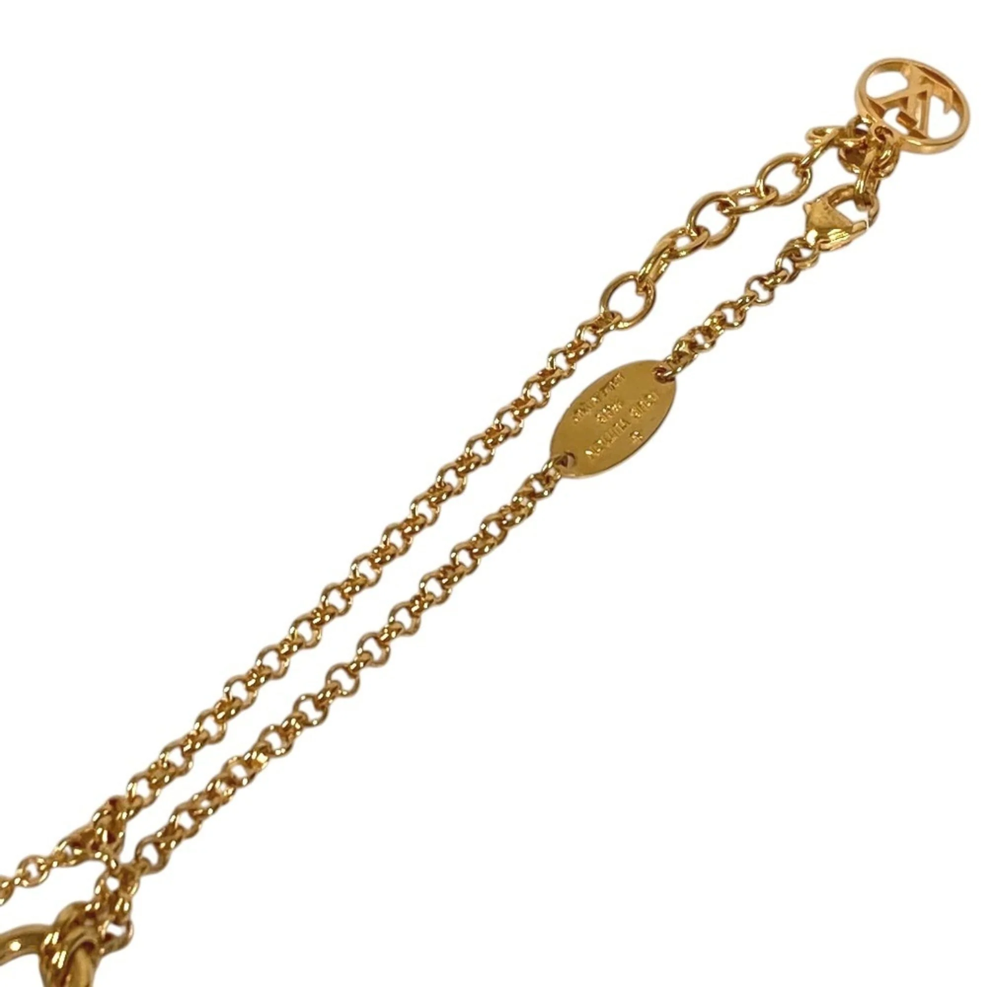 Monogram Bracelet Gold Metal - Image 9