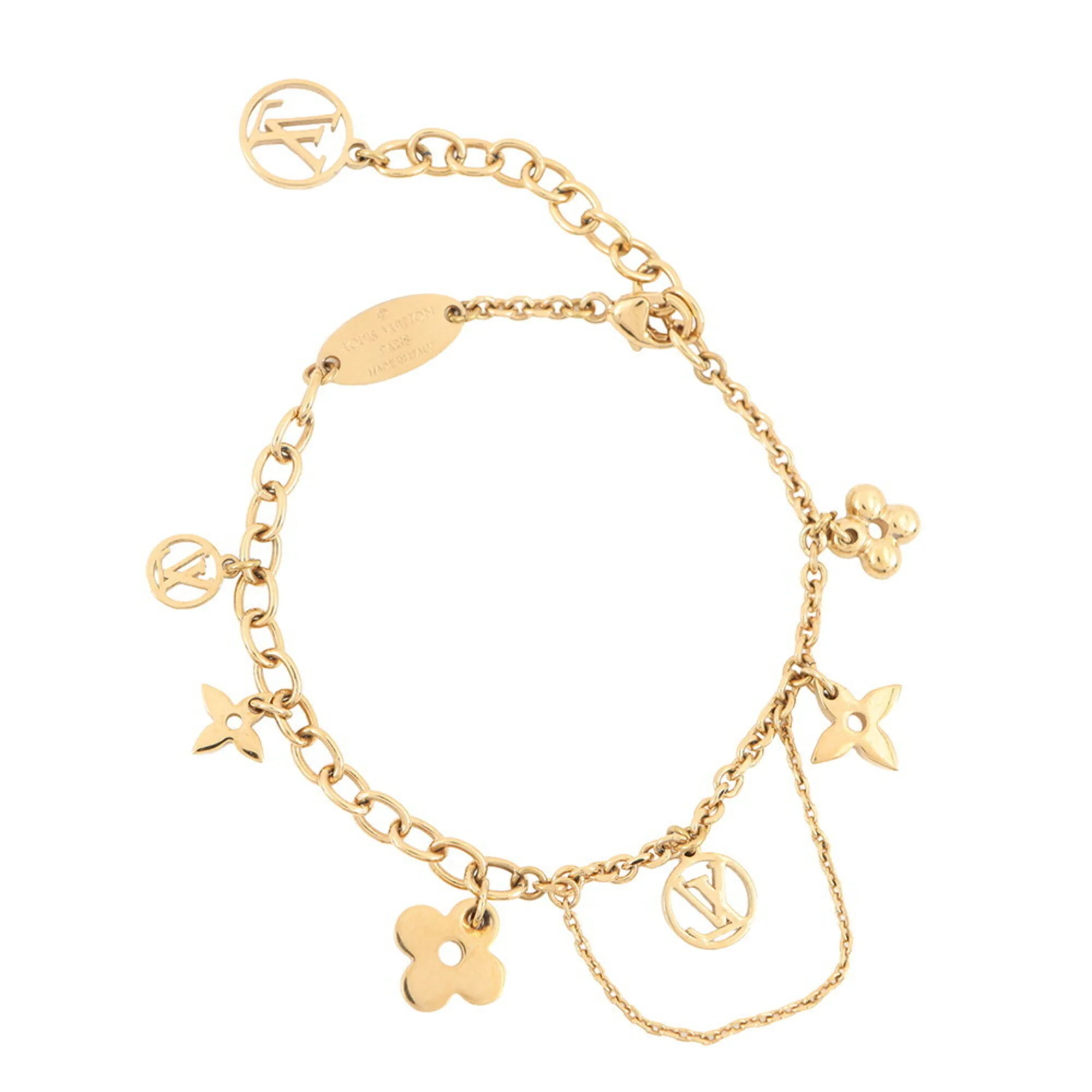 Monogram Bracelet Metal Gold - Image 3