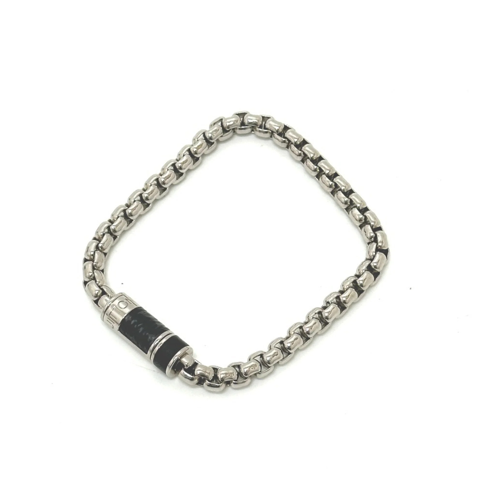 Monogram Bracelet Silver Metal