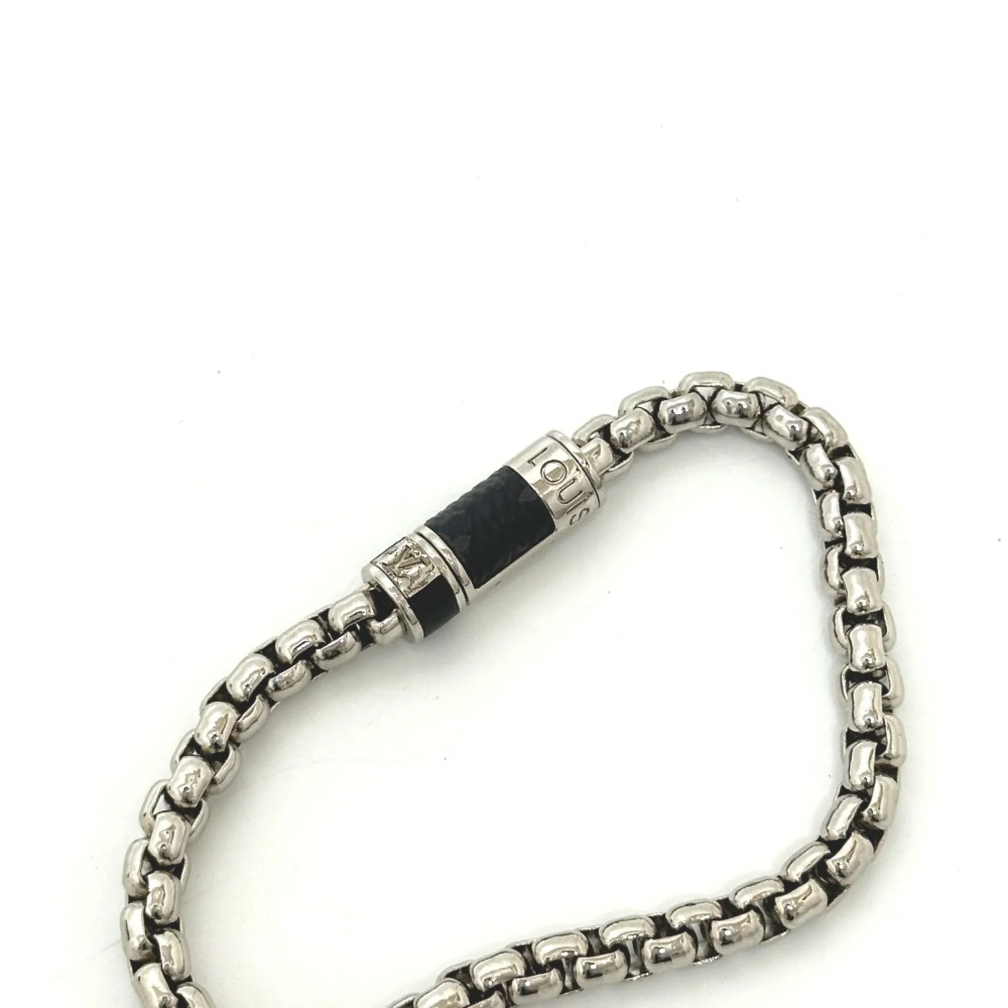 Monogram Bracelet Silver Metal - Image 3