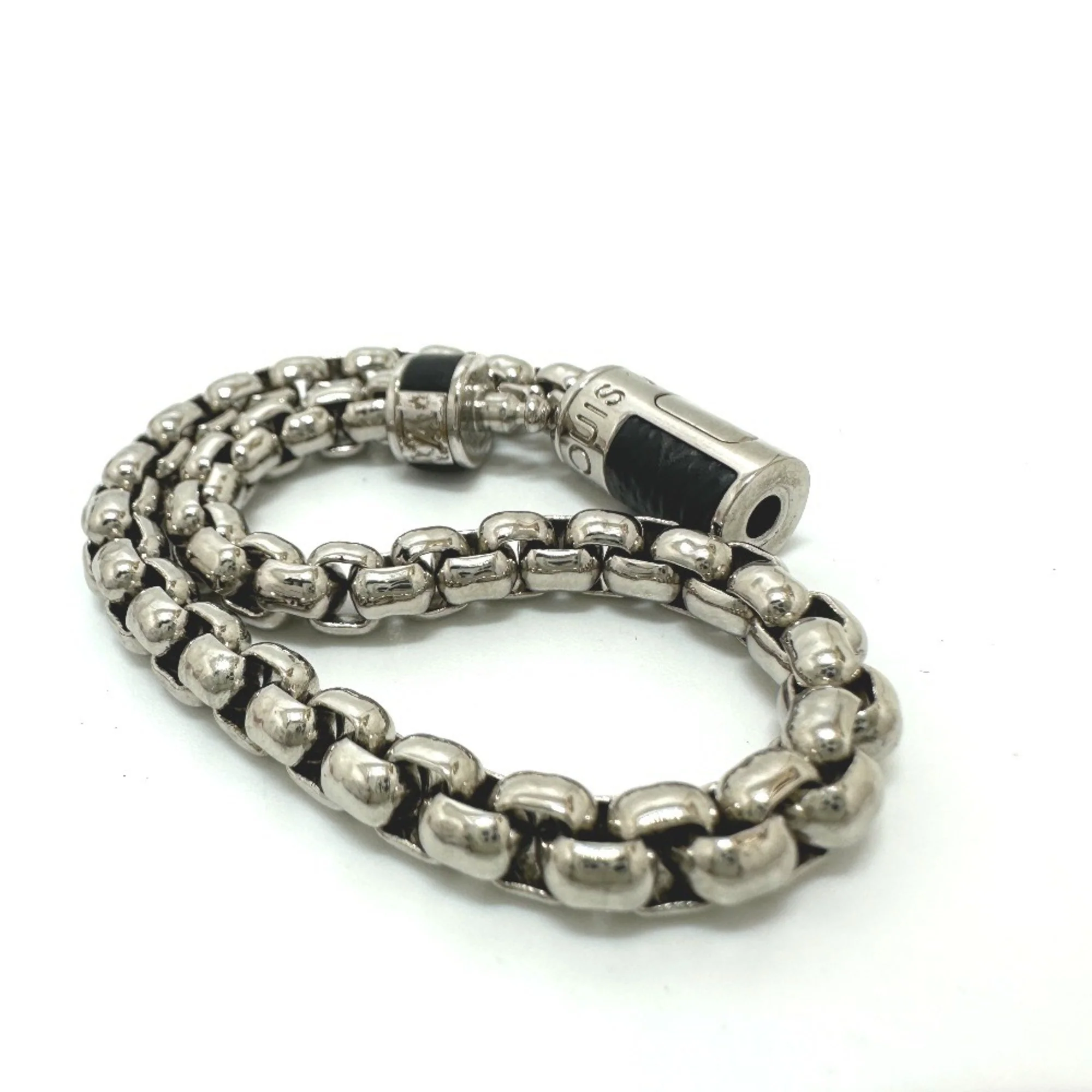 Monogram Bracelet Silver Metal - Image 5