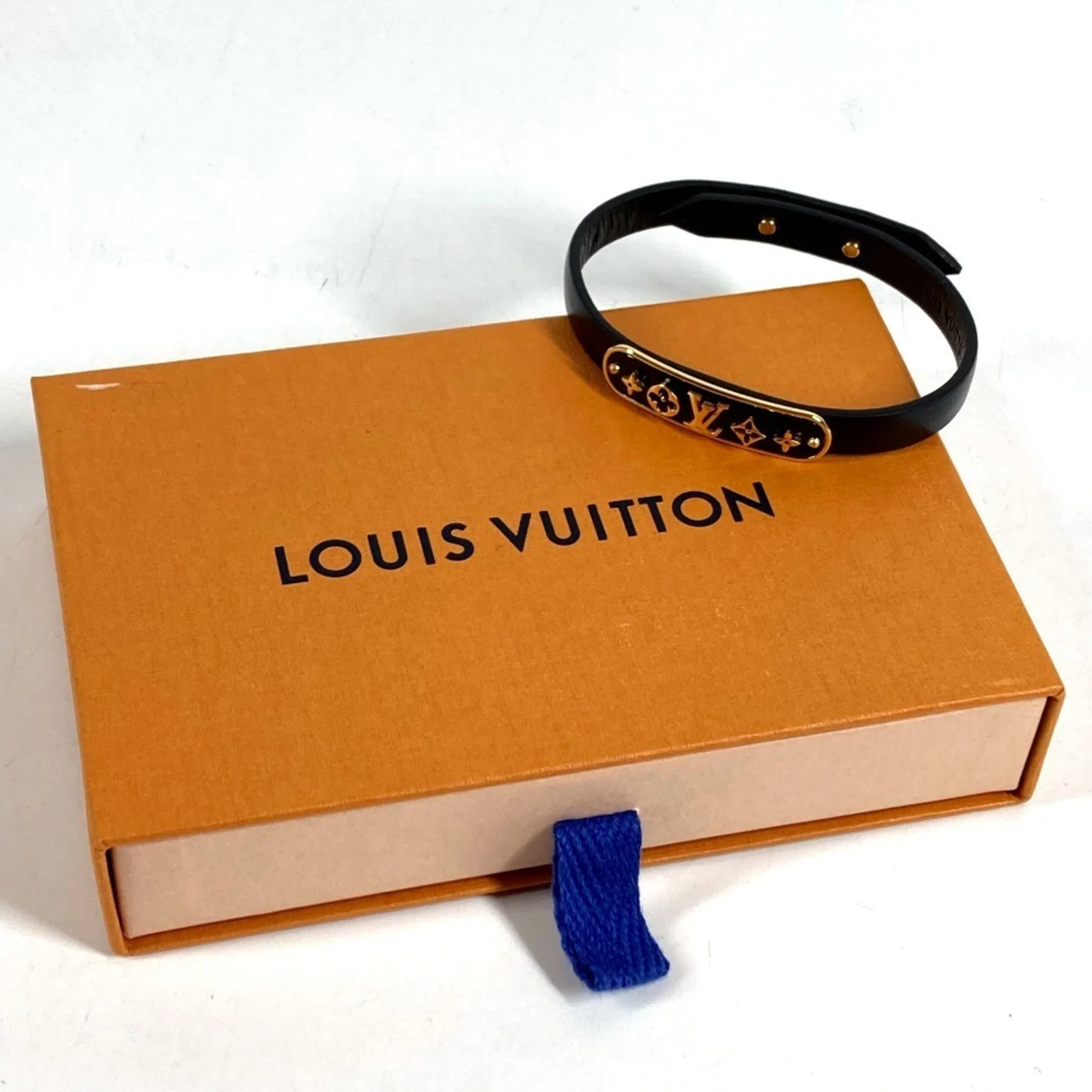 Monogram Flower Bangle Leather Bracelet - Image 8