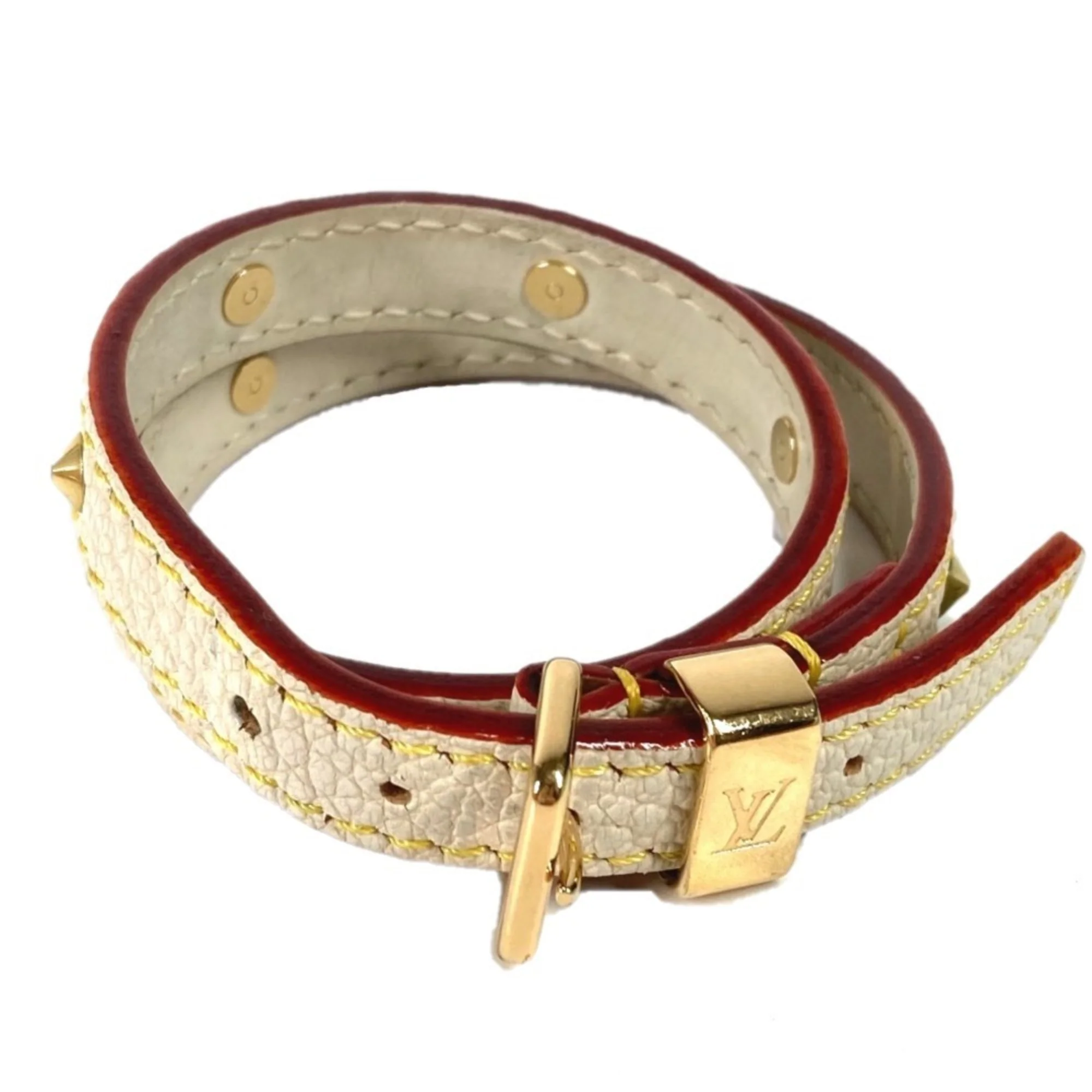Suhali Bracelet Leather Blanc White
