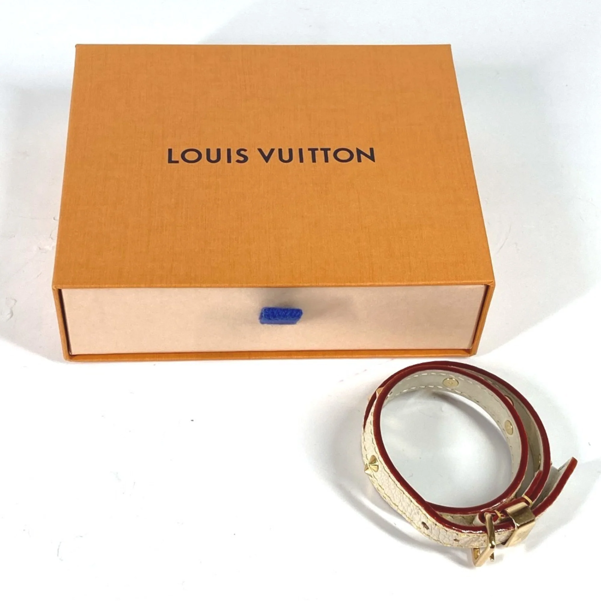 Suhali Bracelet Leather Blanc White - Image 2